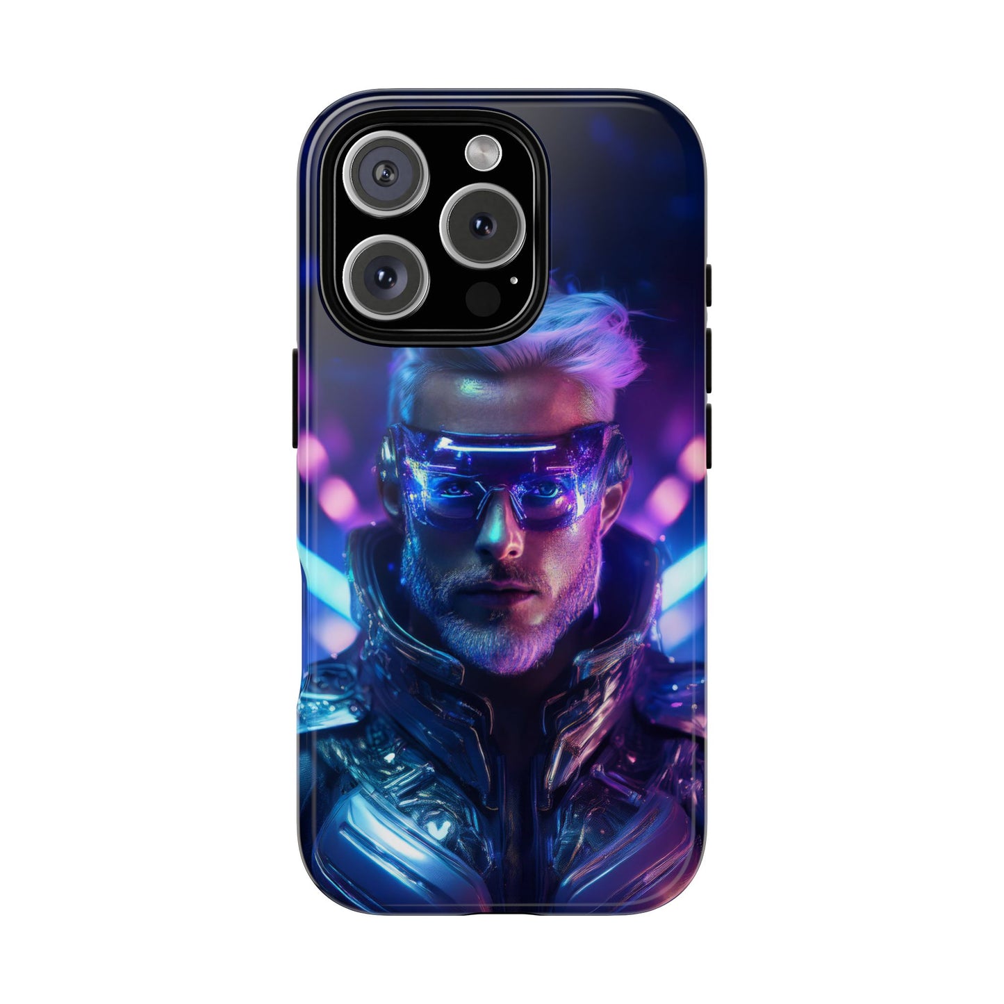 Futuristic Cyberpunk Male Cell Phone Case 020