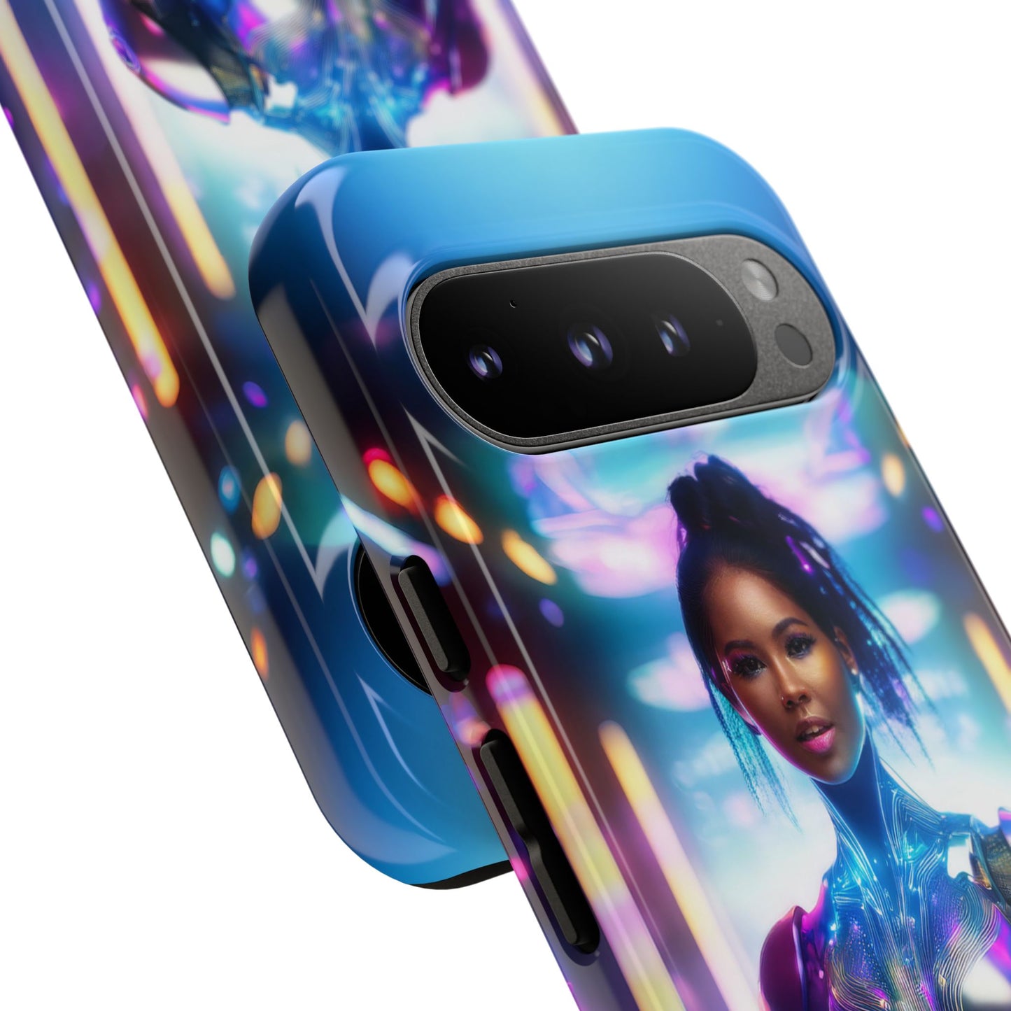 Futuristic Human Android Hybrid Cell Phone Case 009