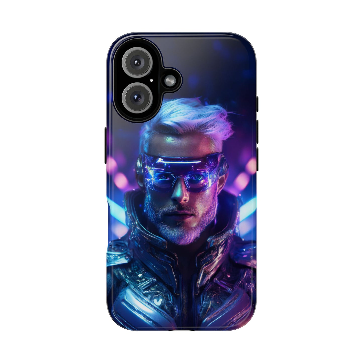 Futuristic Cyberpunk Male Cell Phone Case 020