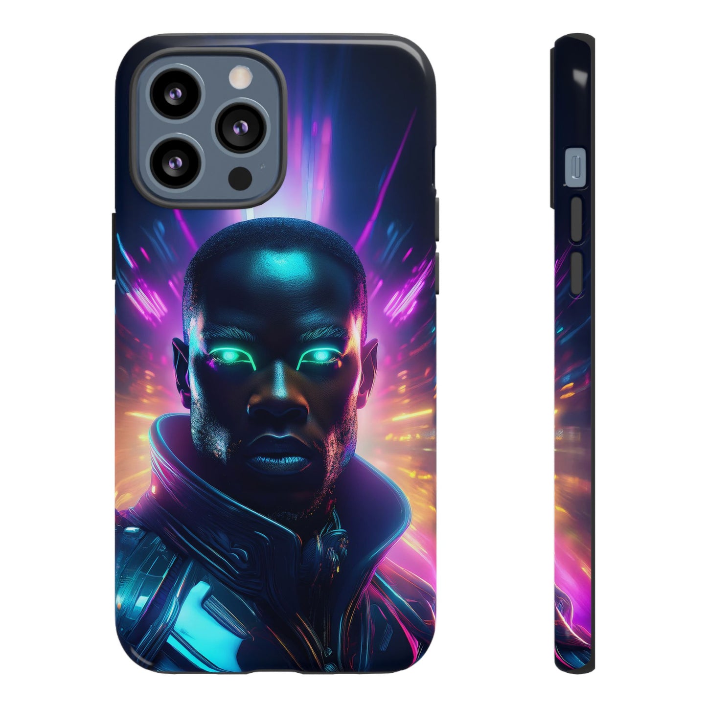 Futuristic Cyberpunk Male Cell Phone Case 022