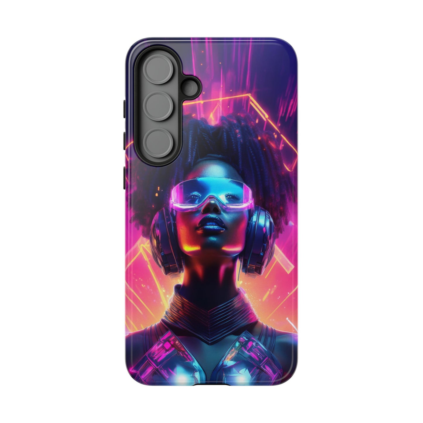 Futuristic Cyberpunk Female Cell Phone Case 030