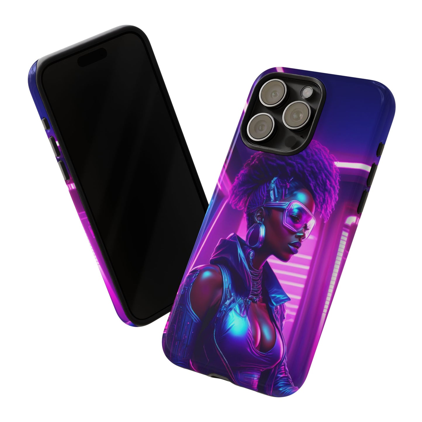 Futuristic Cyberpunk Female Cell Phone Case 004