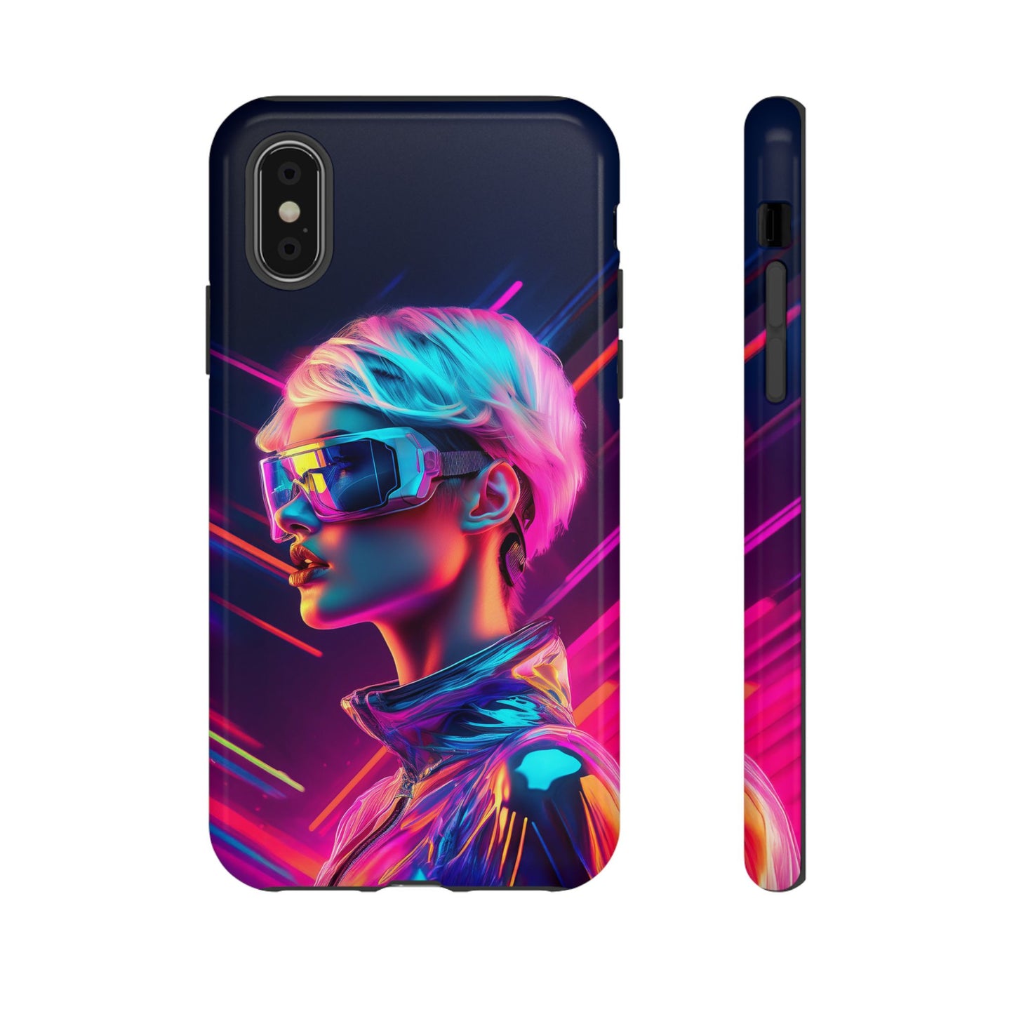 Futuristic Cyberpunk Female Cell Phone Case 031