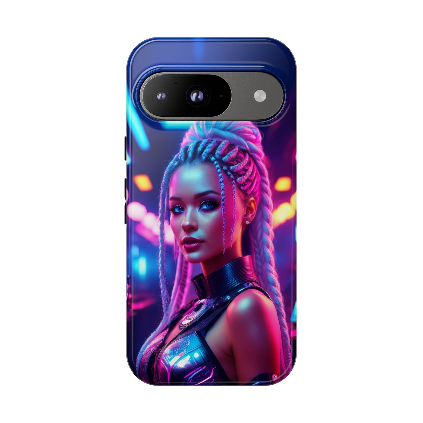 Futuristic Cyberpunk Female Cell Phone Case 007