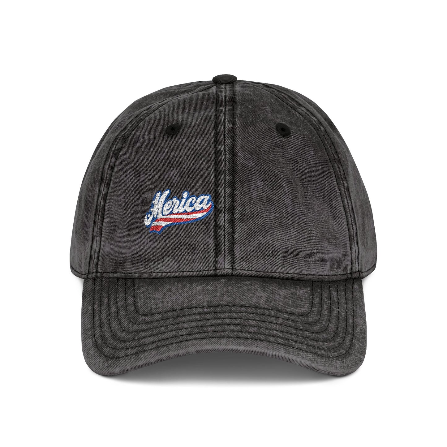 MERICA Vintage Hat – Patriotic Embroidered Hat for Bold American Style