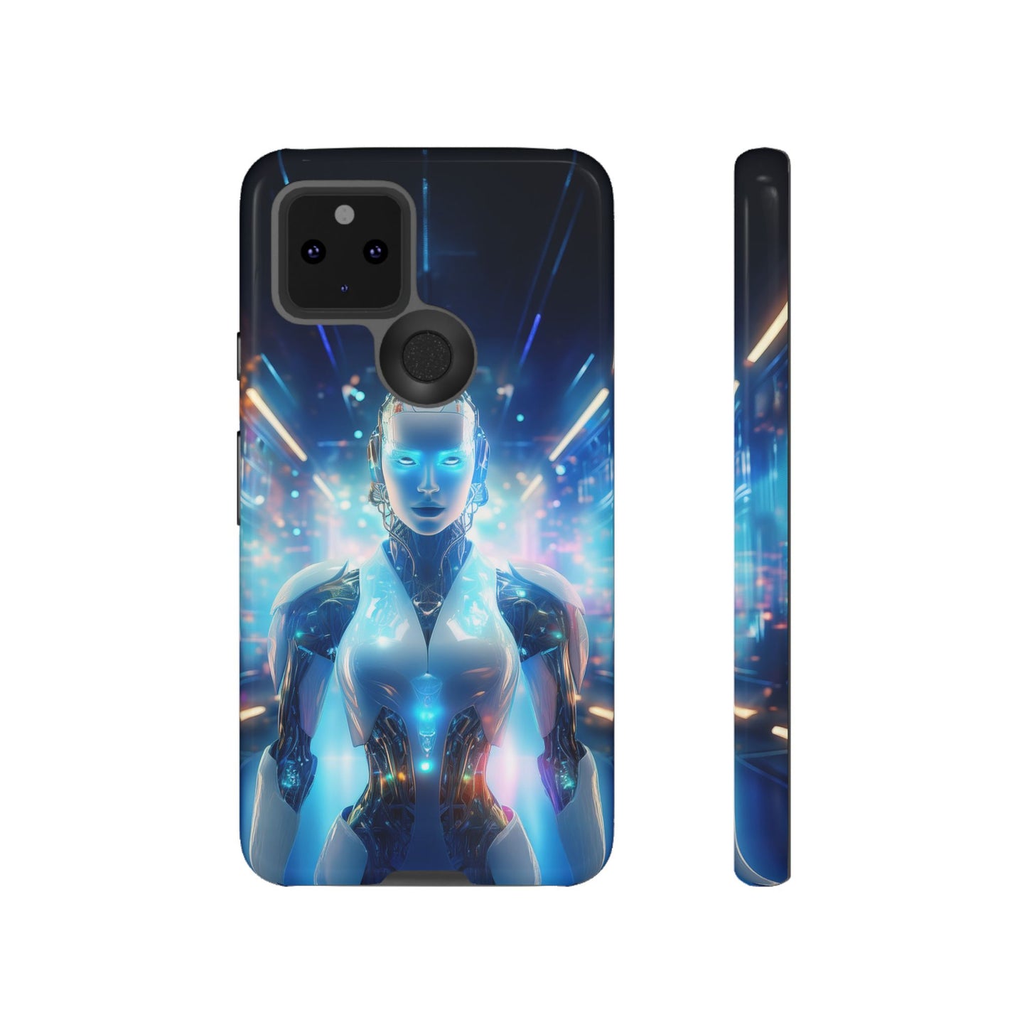 Futuristic Human Android Hybrid Cell Phone Case 012