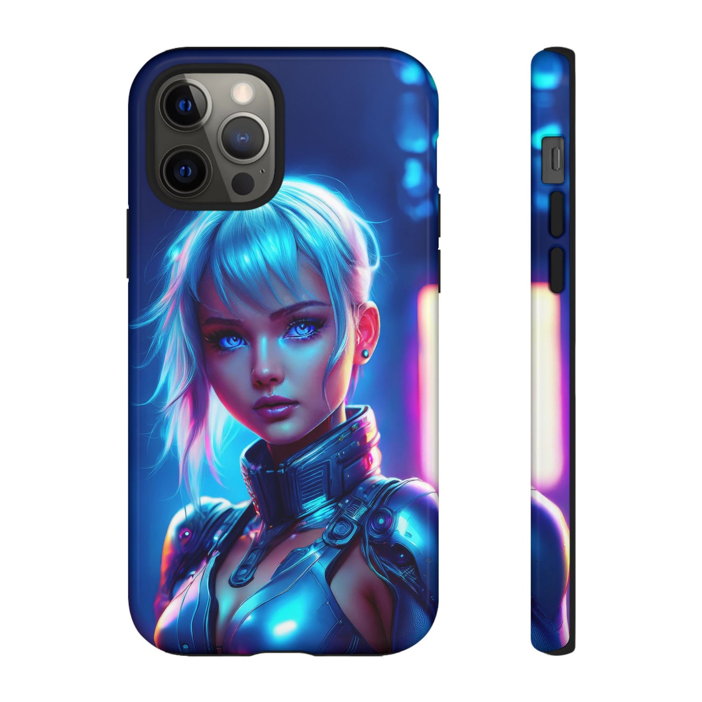 Futuristic Cyberpunk Female Cell Phone Case 013