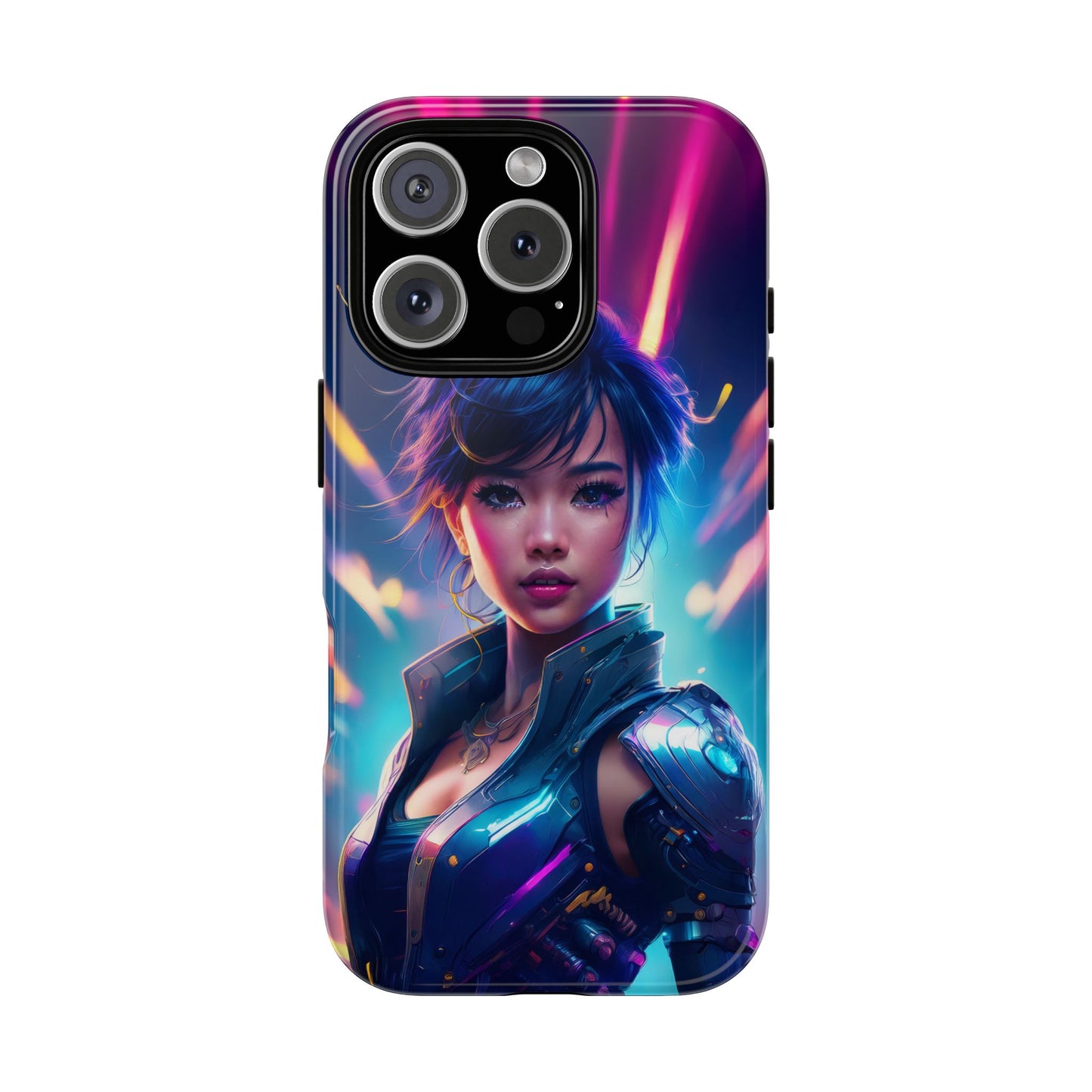 Futuristic Cyberpunk Female Cell Phone Case 024