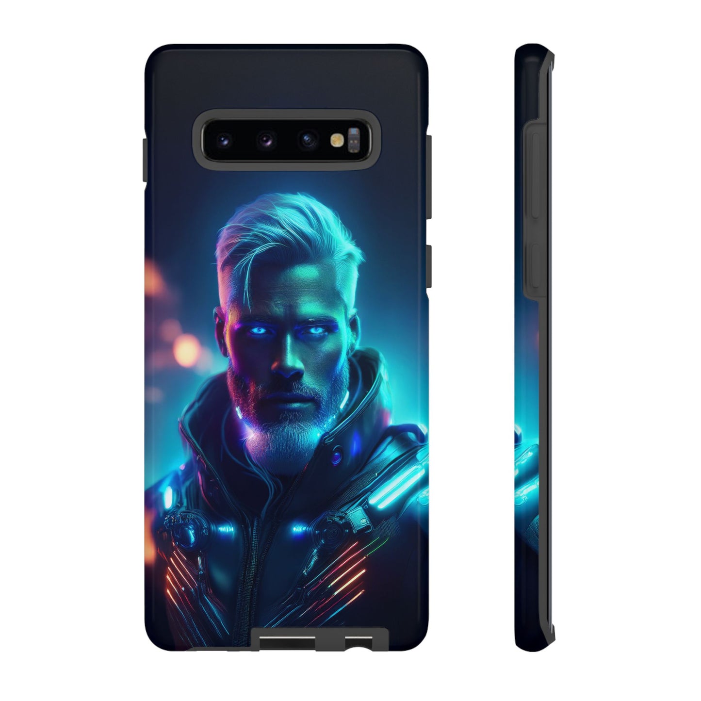 Futuristic Cyberpunk Male Cell Phone Case 023