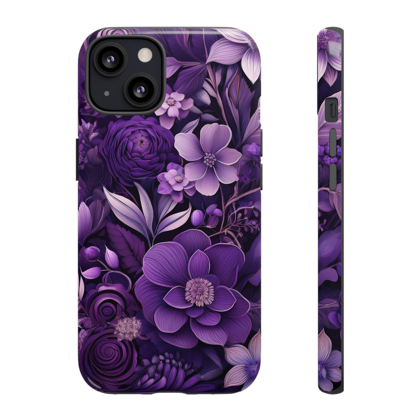 Purple Florals Tough Cases