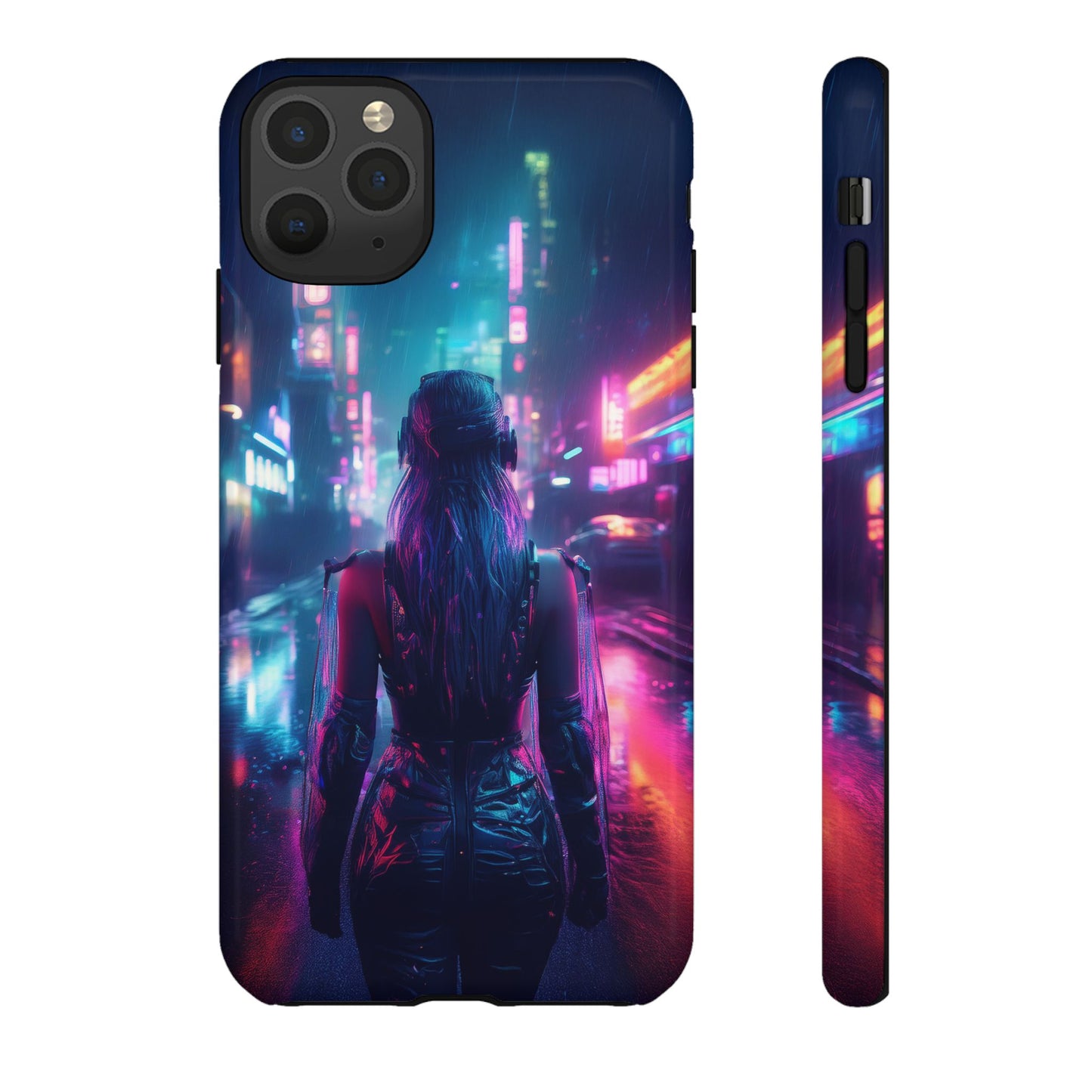 Futuristic Cyberpunk Female Cell Phone Case 032