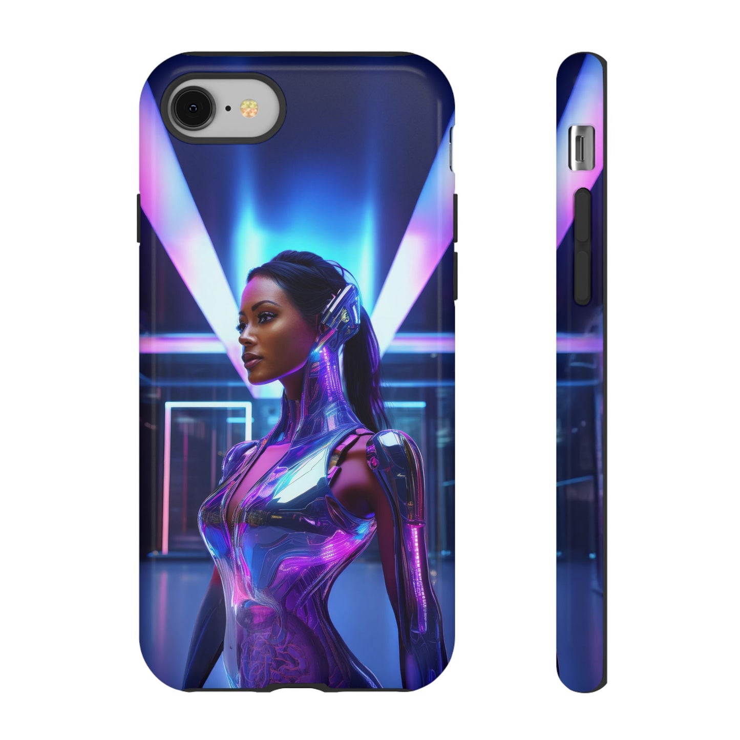 Futuristic Human Android Hybrid Cell Phone Case 017