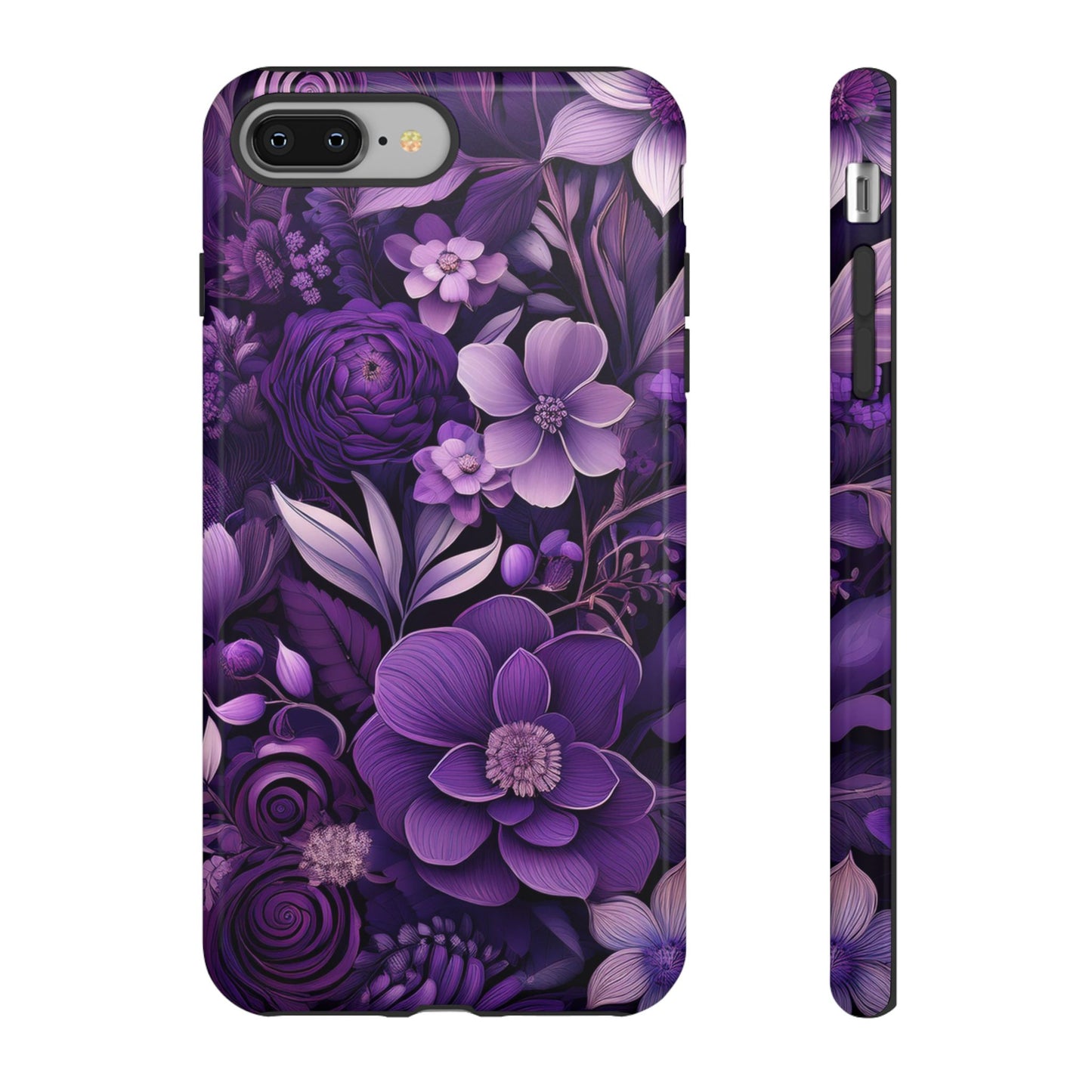 Purple Florals Tough Cases