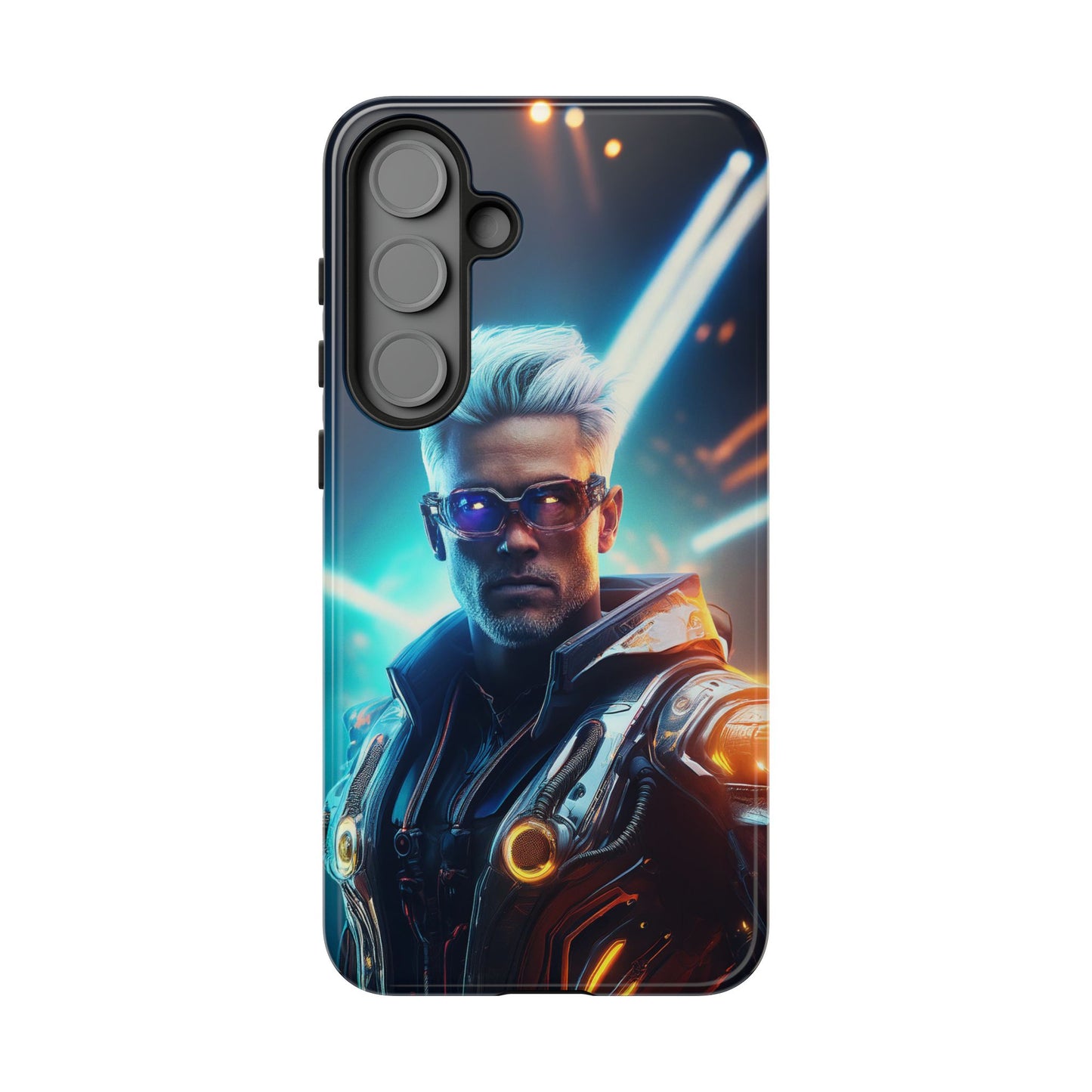 Futuristic Cyberpunk Male Cell Phone Case 013