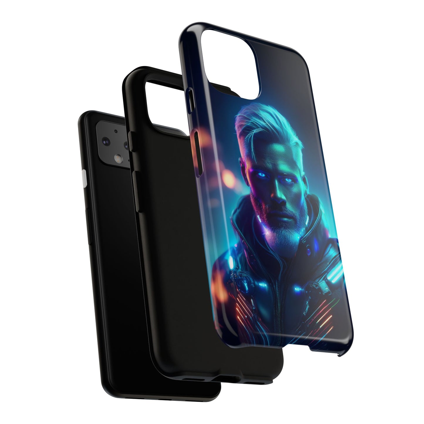 Futuristic Cyberpunk Male Cell Phone Case 023