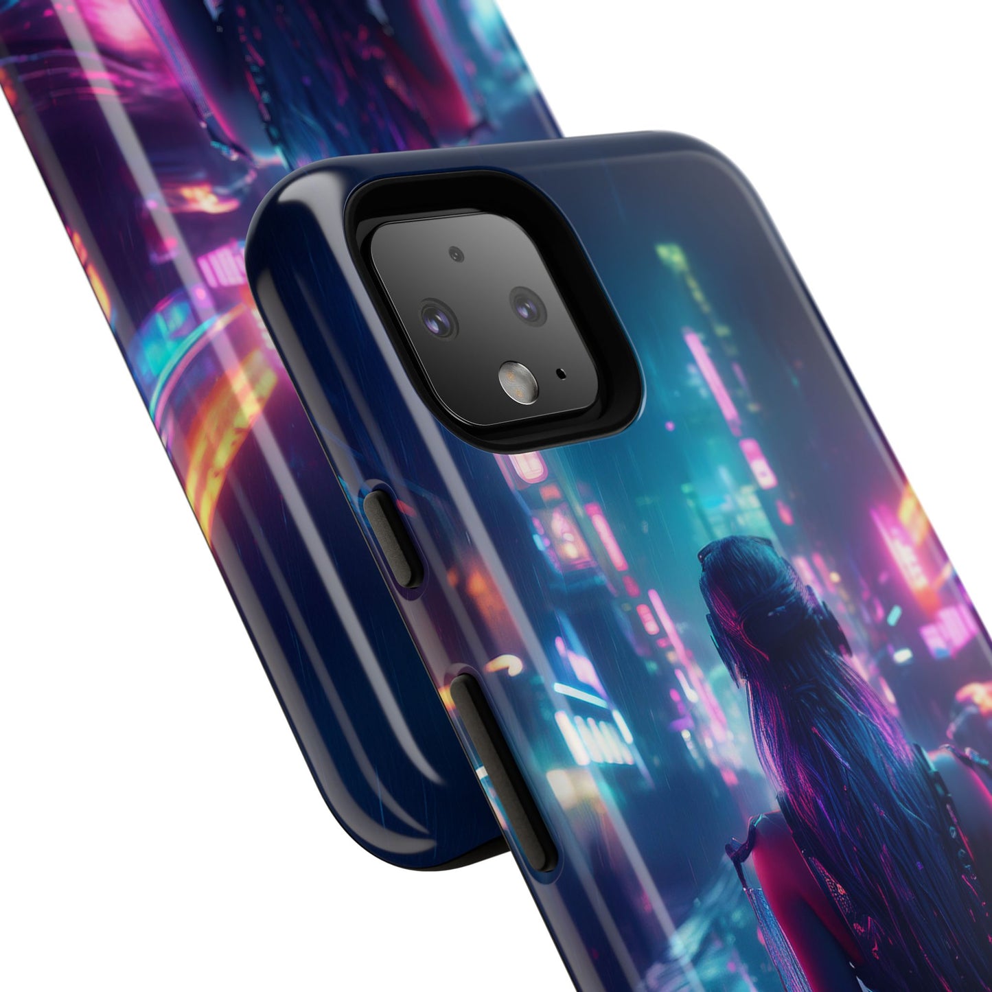 Futuristic Cyberpunk Female Cell Phone Case 032