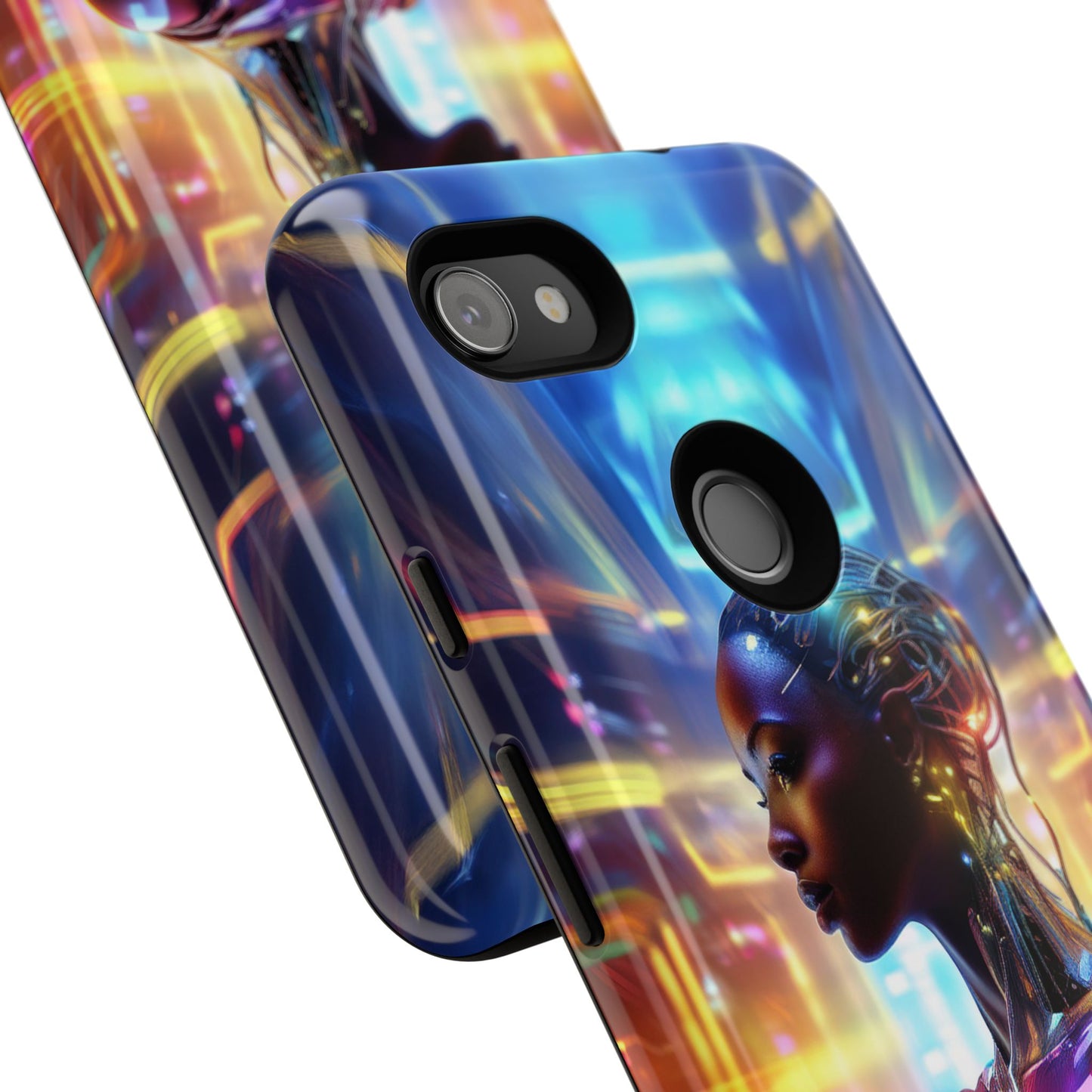 Futuristic Human Android Hybrid Cell Phone Case 011