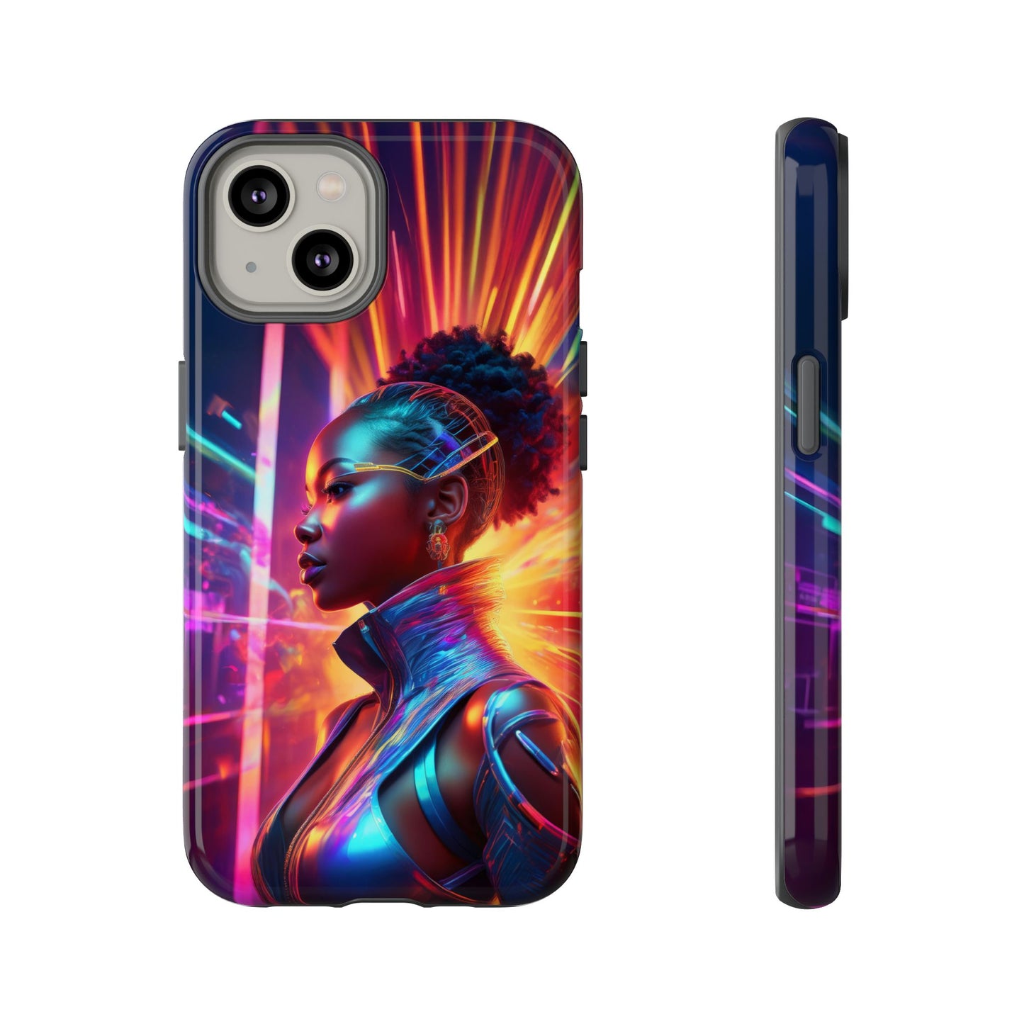 Futuristic Cyberpunk Female Cell Phone Case 001