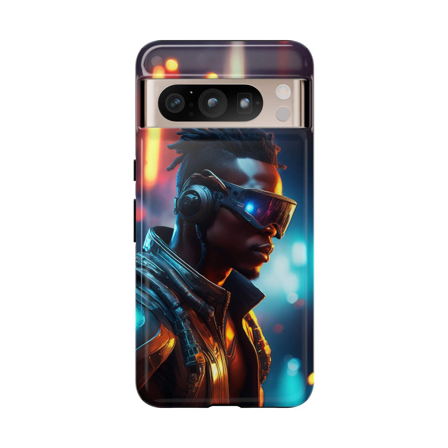 Futuristic Cyberpunk Male Cell Phone Case 016