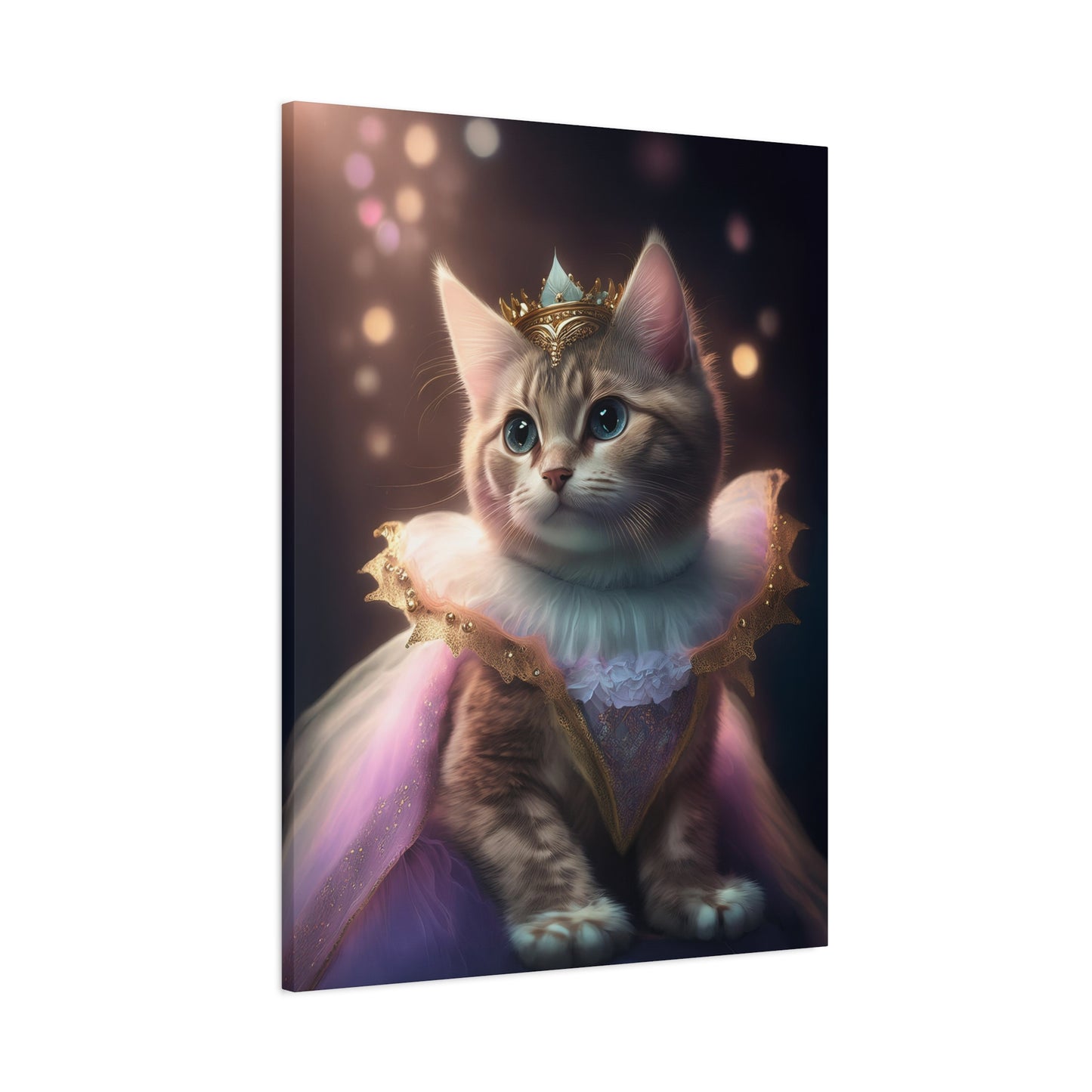 Meowgical Fairy Purrincess Canvas Art | Stretched Matte Wall Decor 002