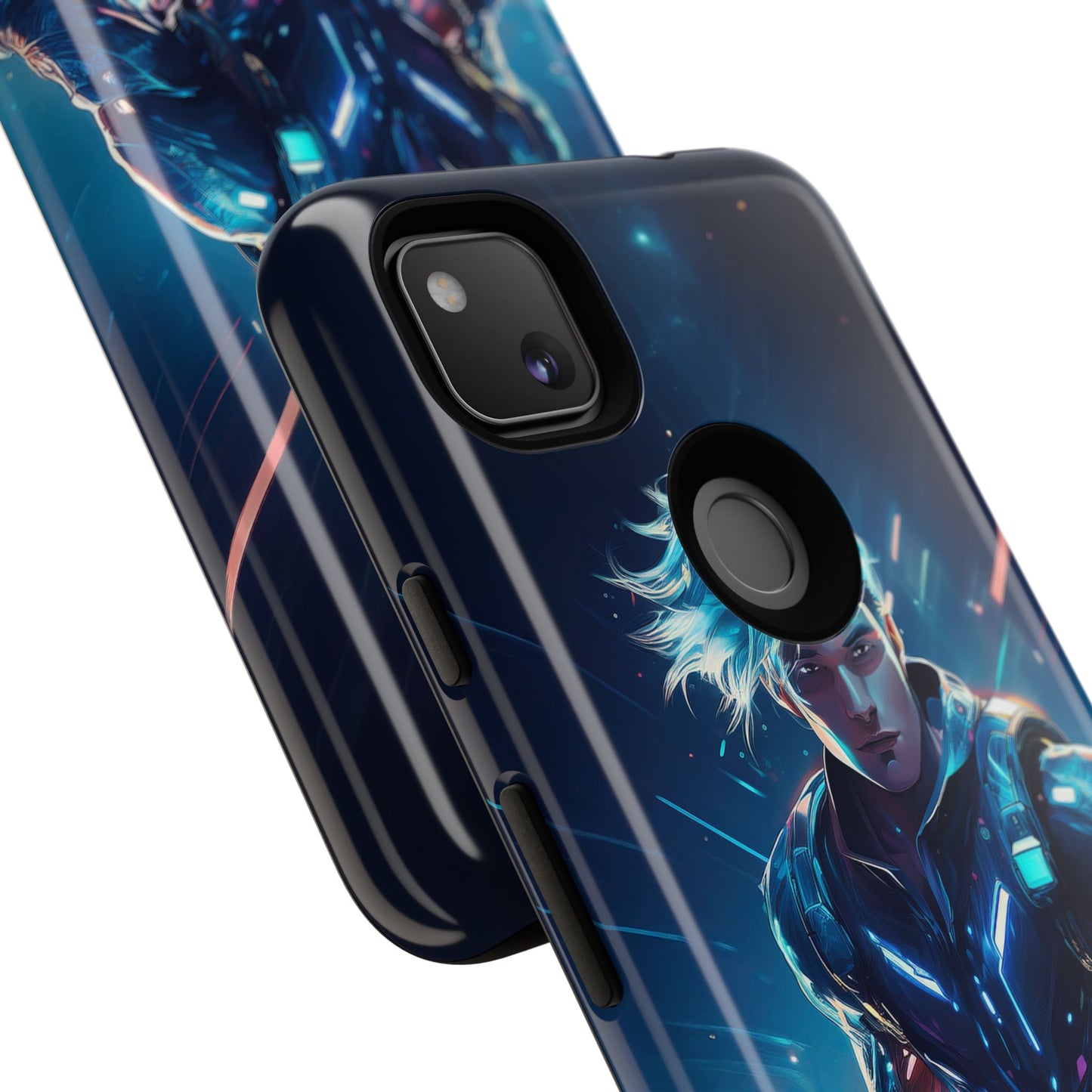 Futuristic Cyberpunk Male Cell Phone Case 024