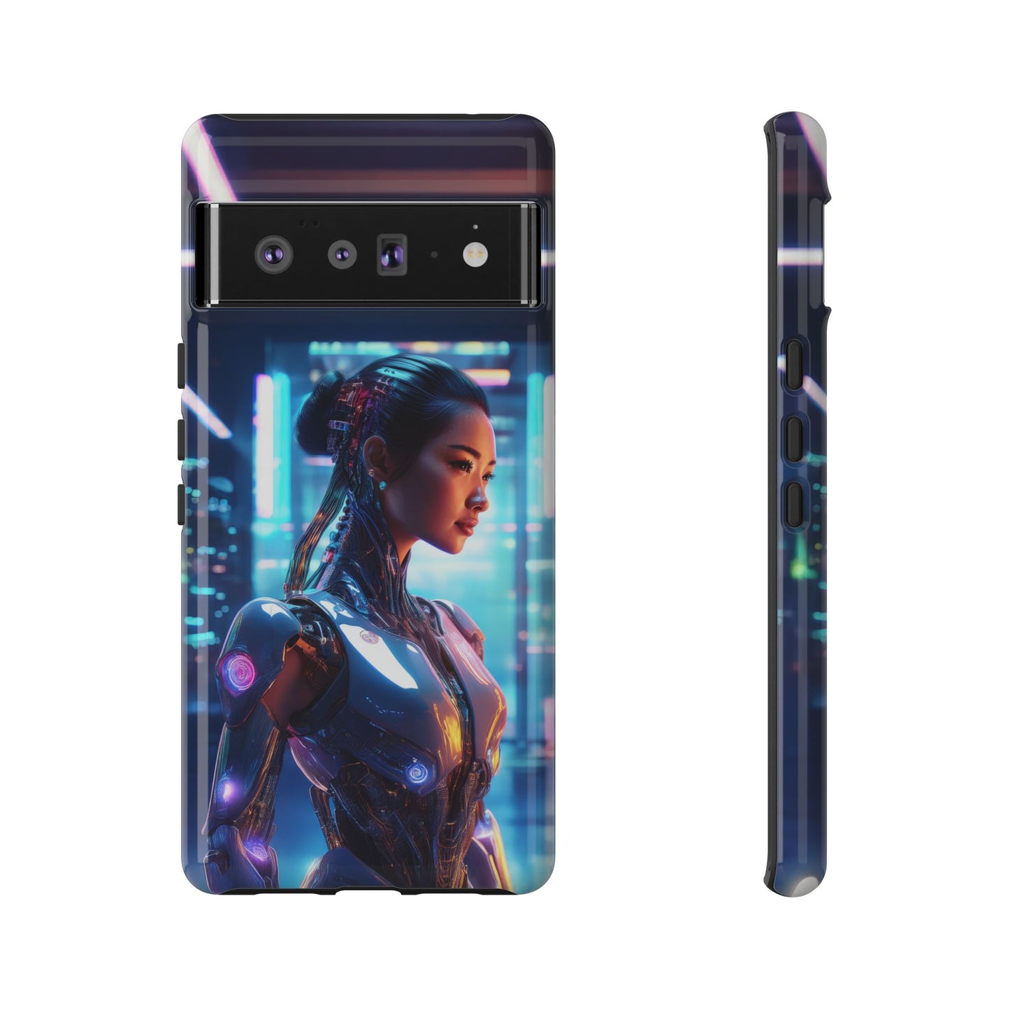 Futuristic Human Android Hybrid Cell Phone Case 013