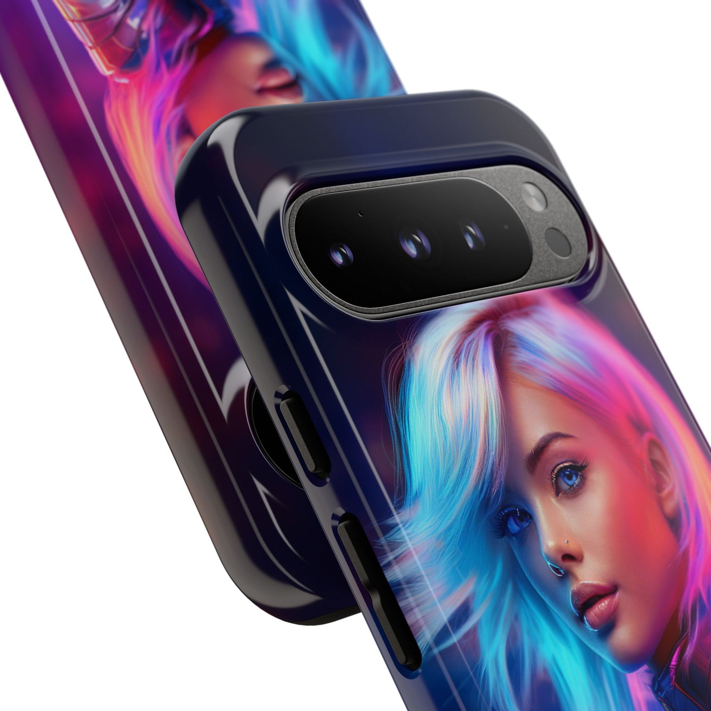 Futuristic Cyberpunk Female Cell Phone Case 028