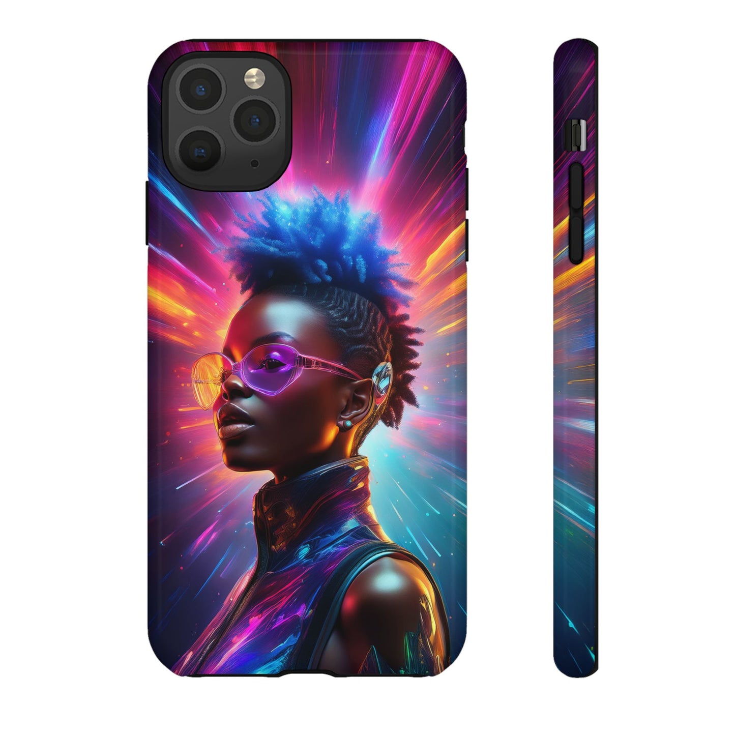 Futuristic Cyberpunk Female Cell Phone Case 026