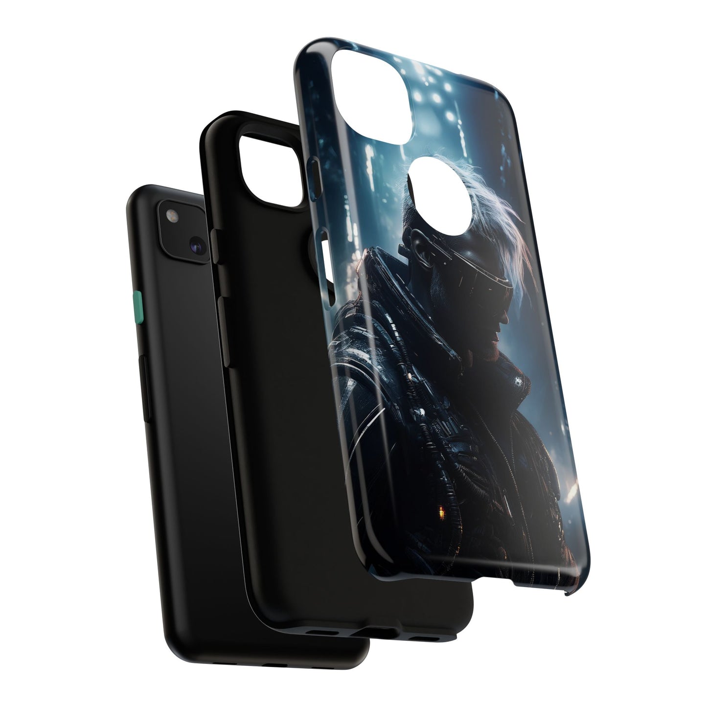 Futuristic Cyberpunk Male Cell Phone Case 025