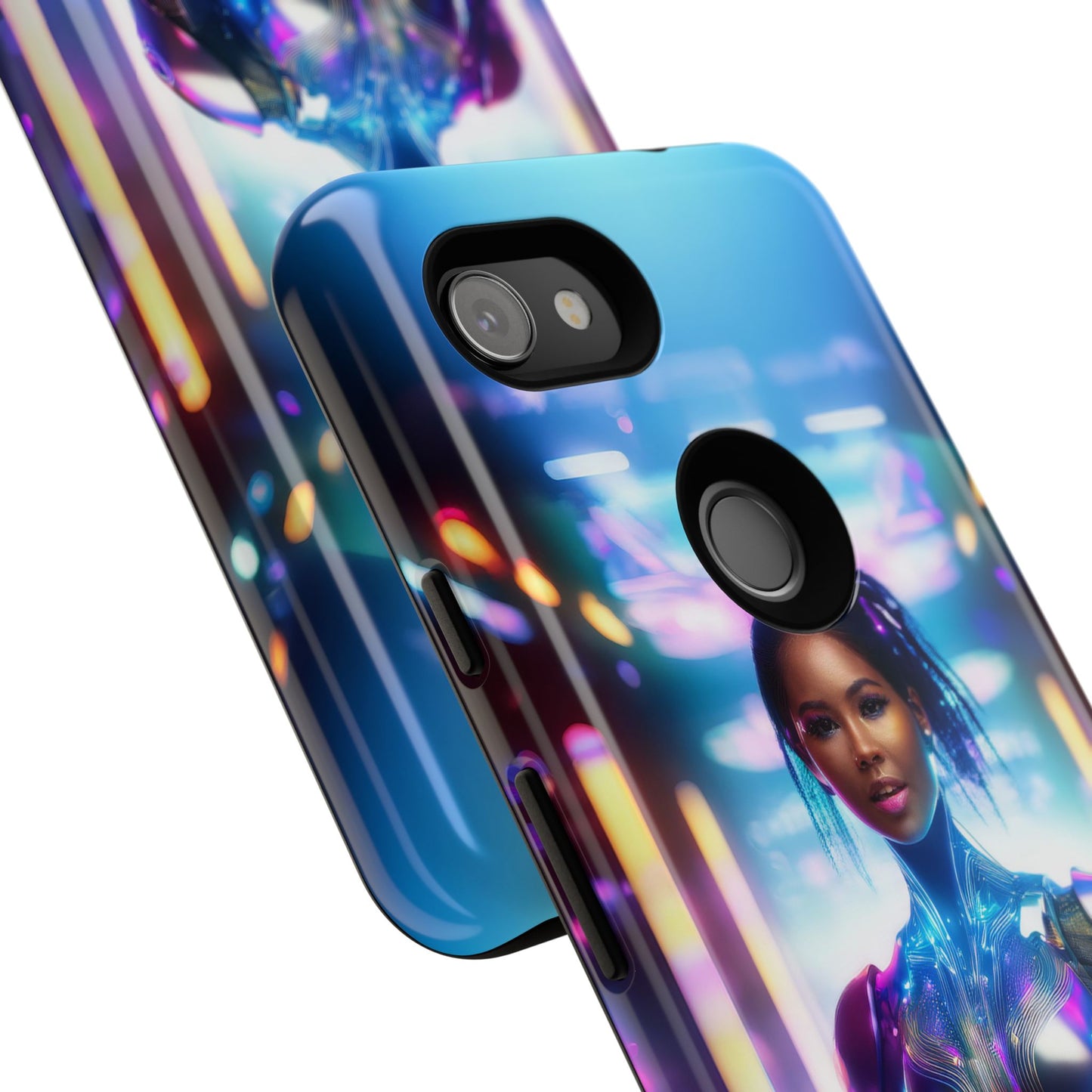 Futuristic Human Android Hybrid Cell Phone Case 009