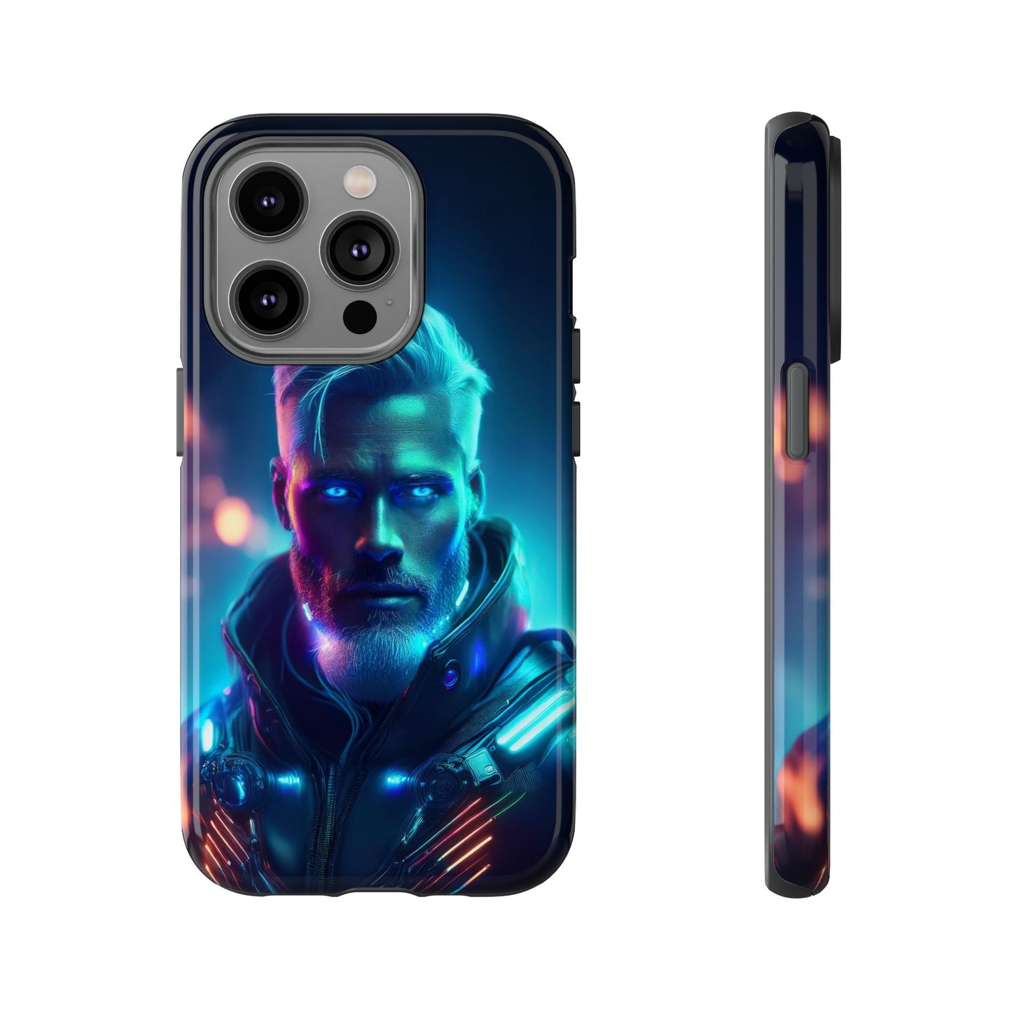 Futuristic Cyberpunk Male Cell Phone Case 023