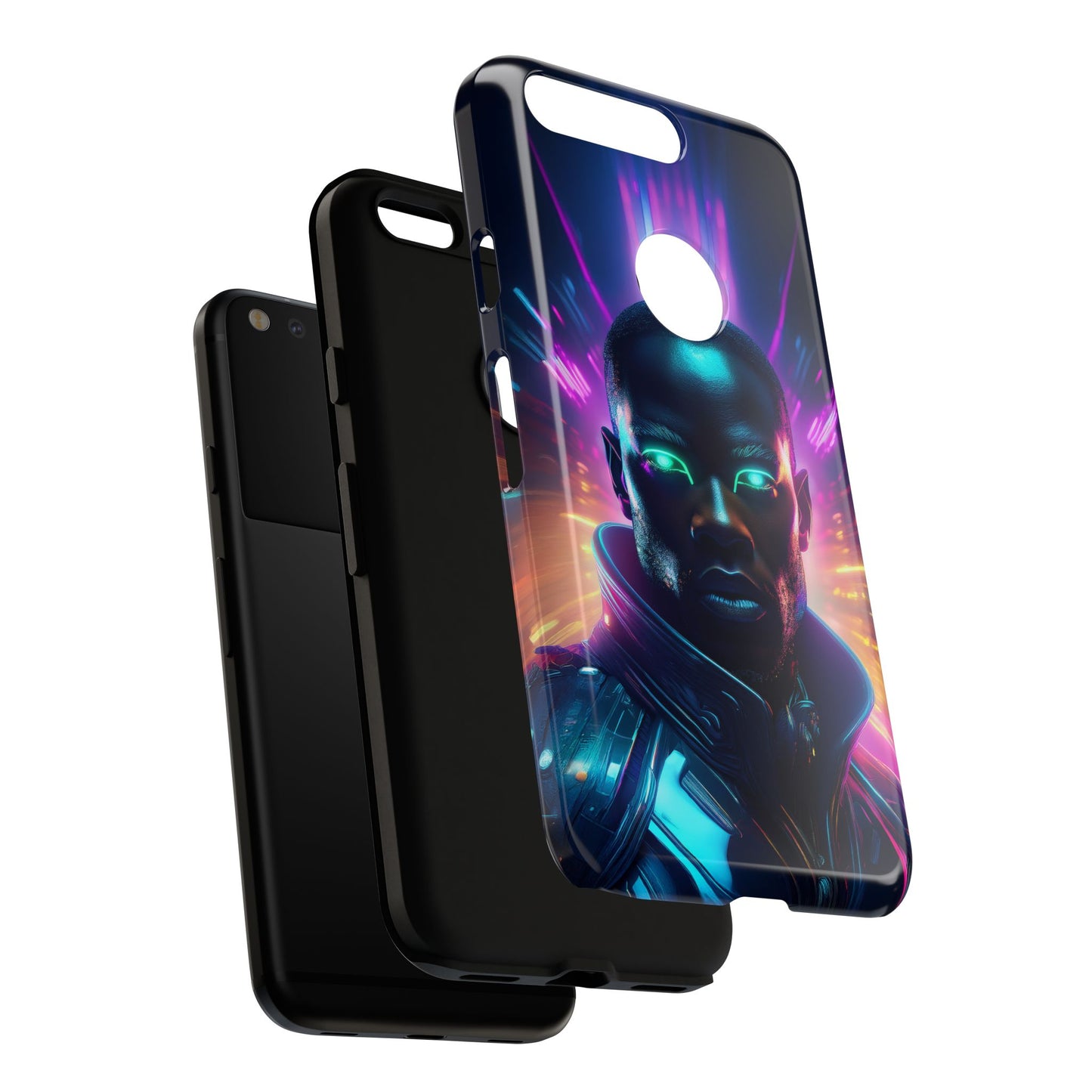 Futuristic Cyberpunk Male Cell Phone Case 022