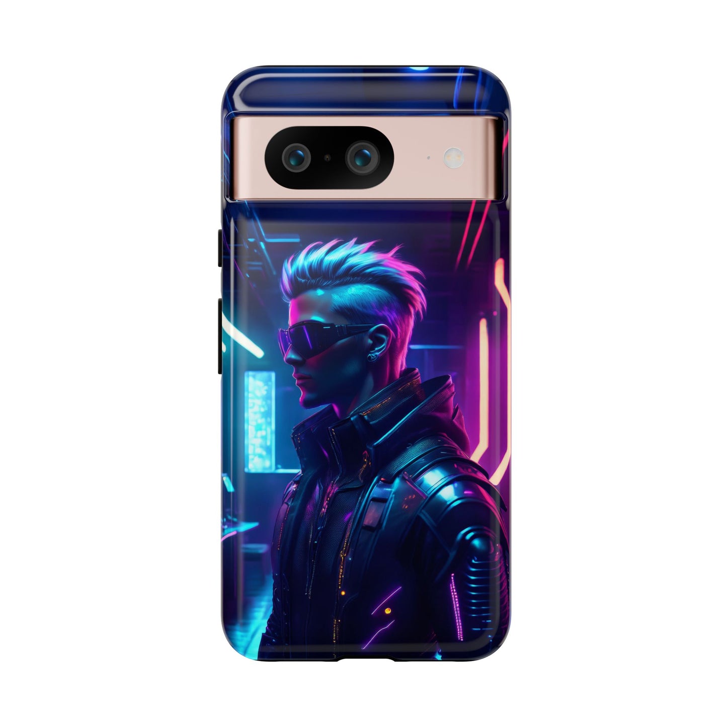 Futuristic Cyberpunk Male Cell Phone Case 002