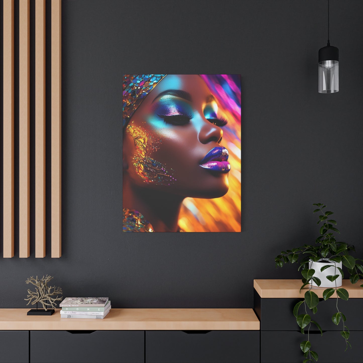 Glitter Love 013- Canvas Print – Vibrant Wall Decor