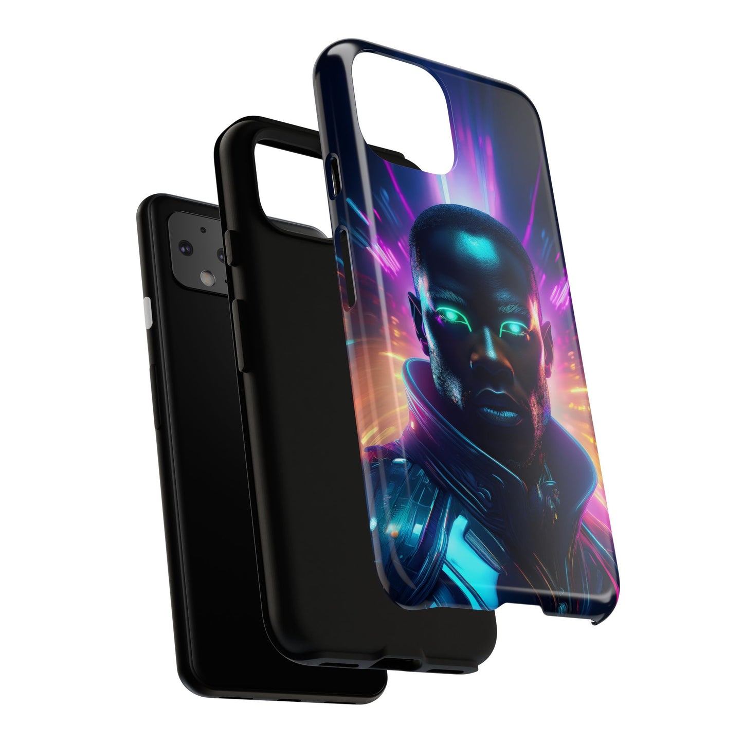 Futuristic Cyberpunk Male Cell Phone Case 022