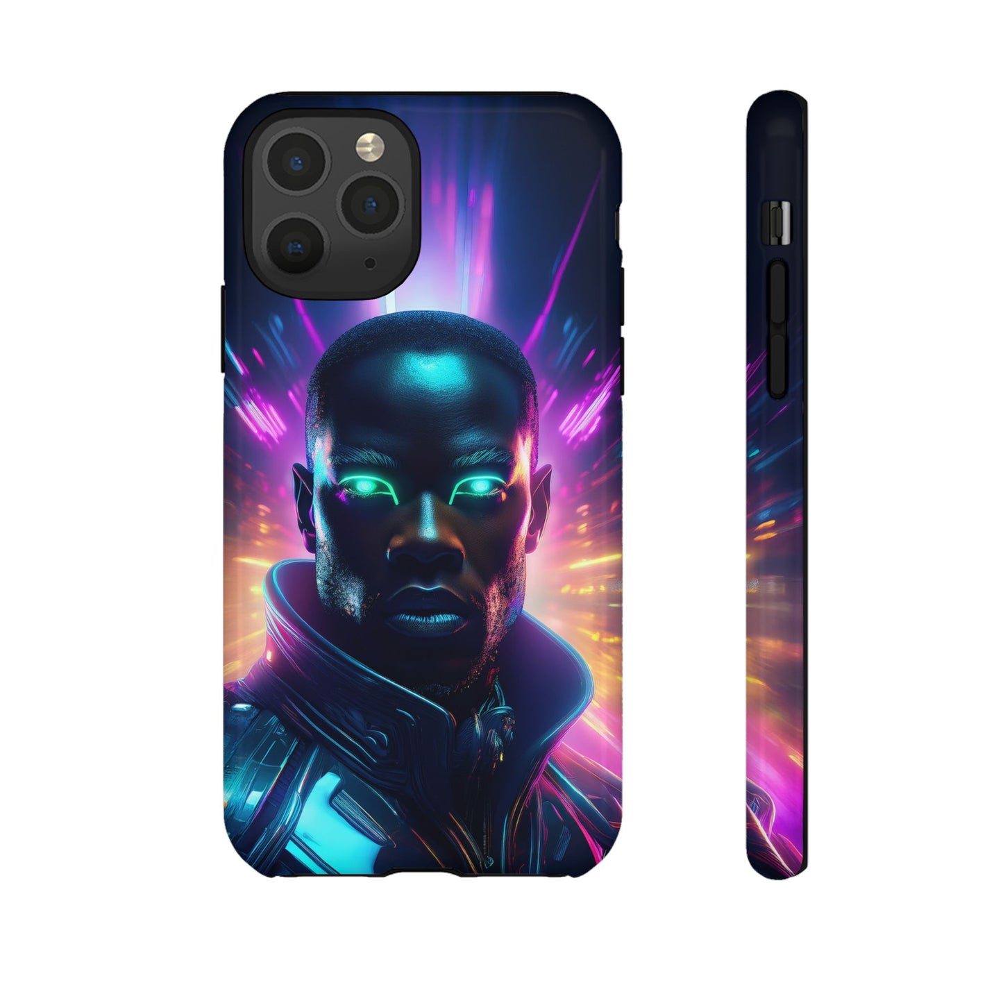 Futuristic Cyberpunk Male Cell Phone Case 022