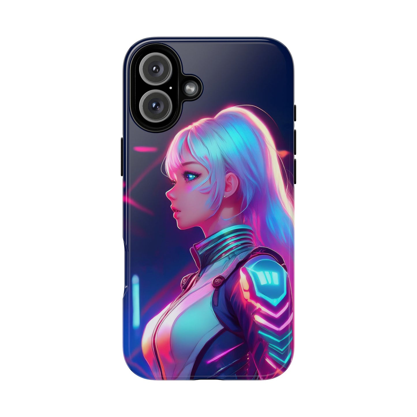 Futuristic Cyberpunk Female Cell Phone Case 009