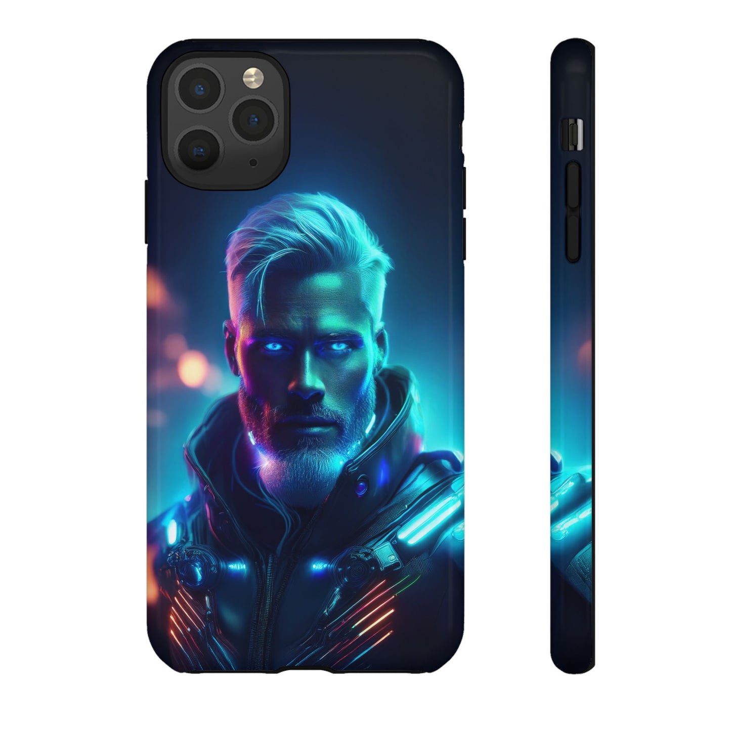 Futuristic Cyberpunk Male Cell Phone Case 023