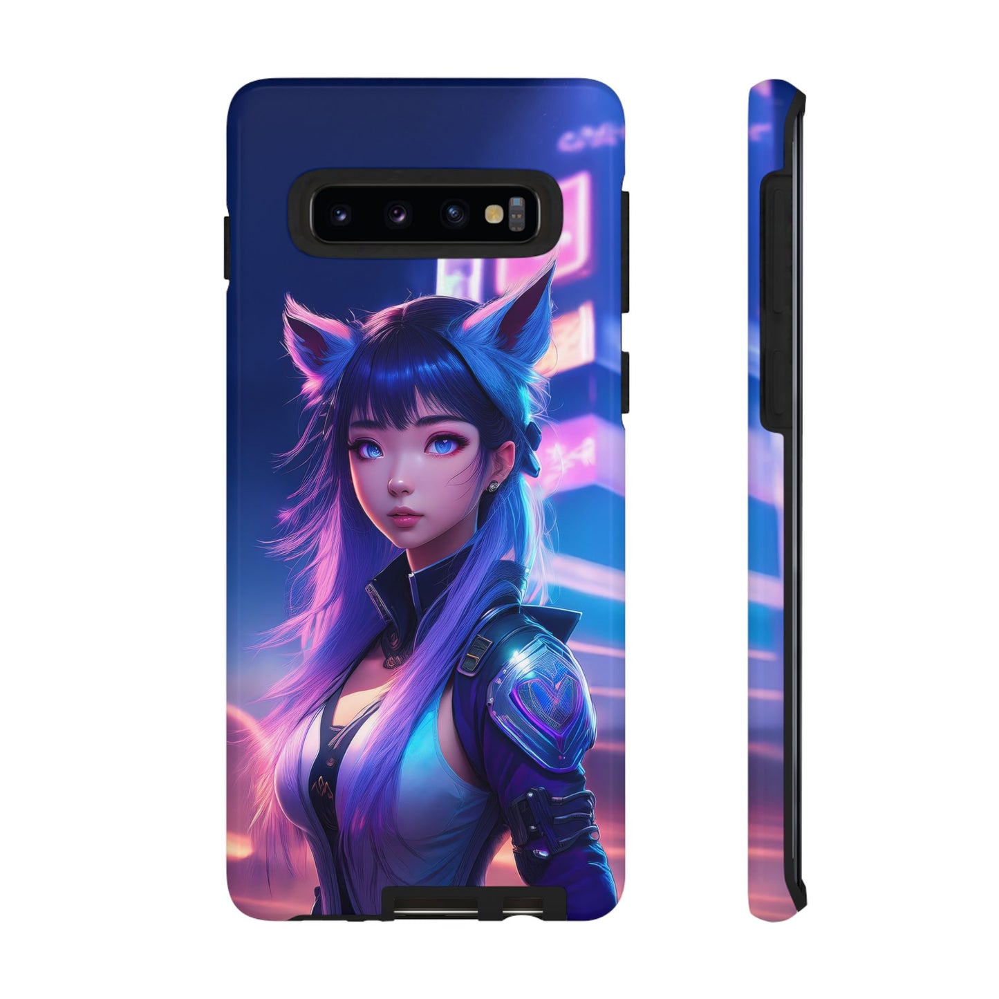 Futuristic Cyberpunk Female Cell Phone Case 010