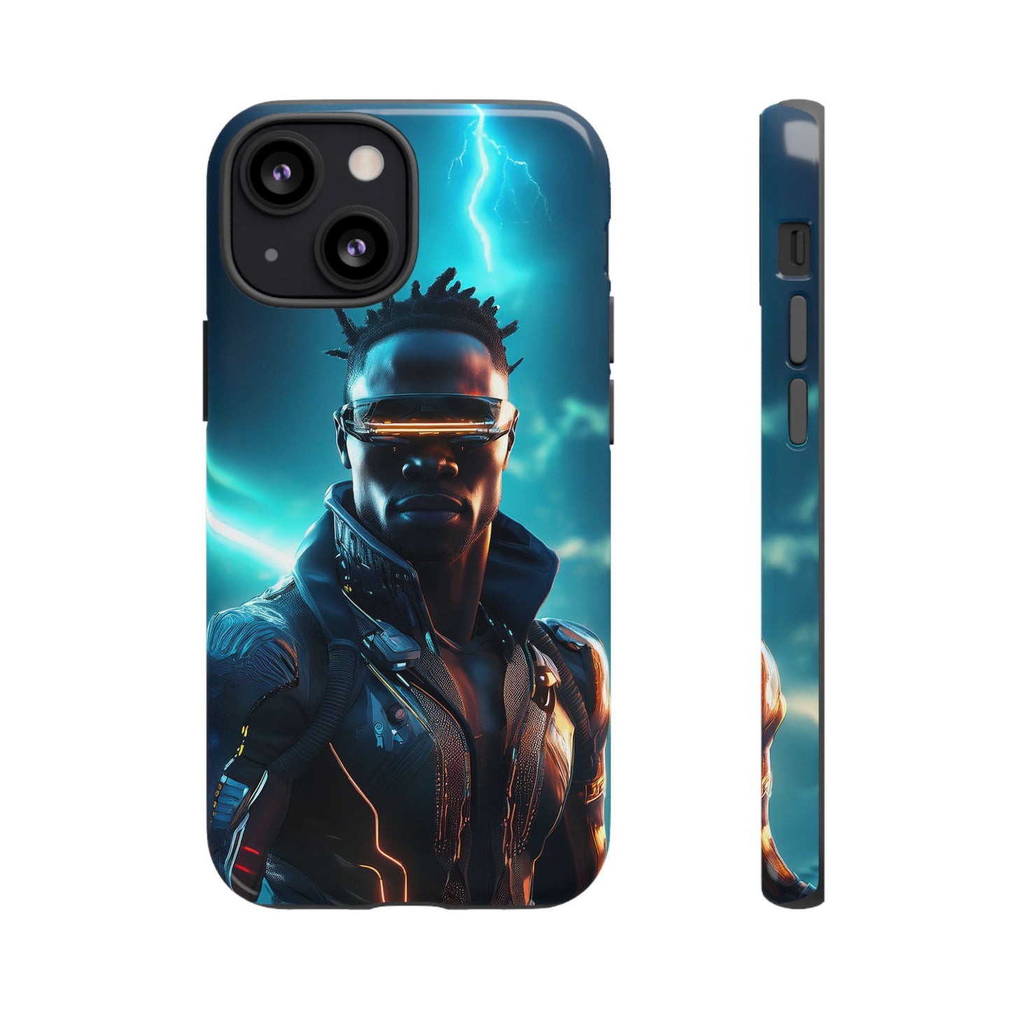 Futuristic Cyberpunk Male Cell Phone Case 014