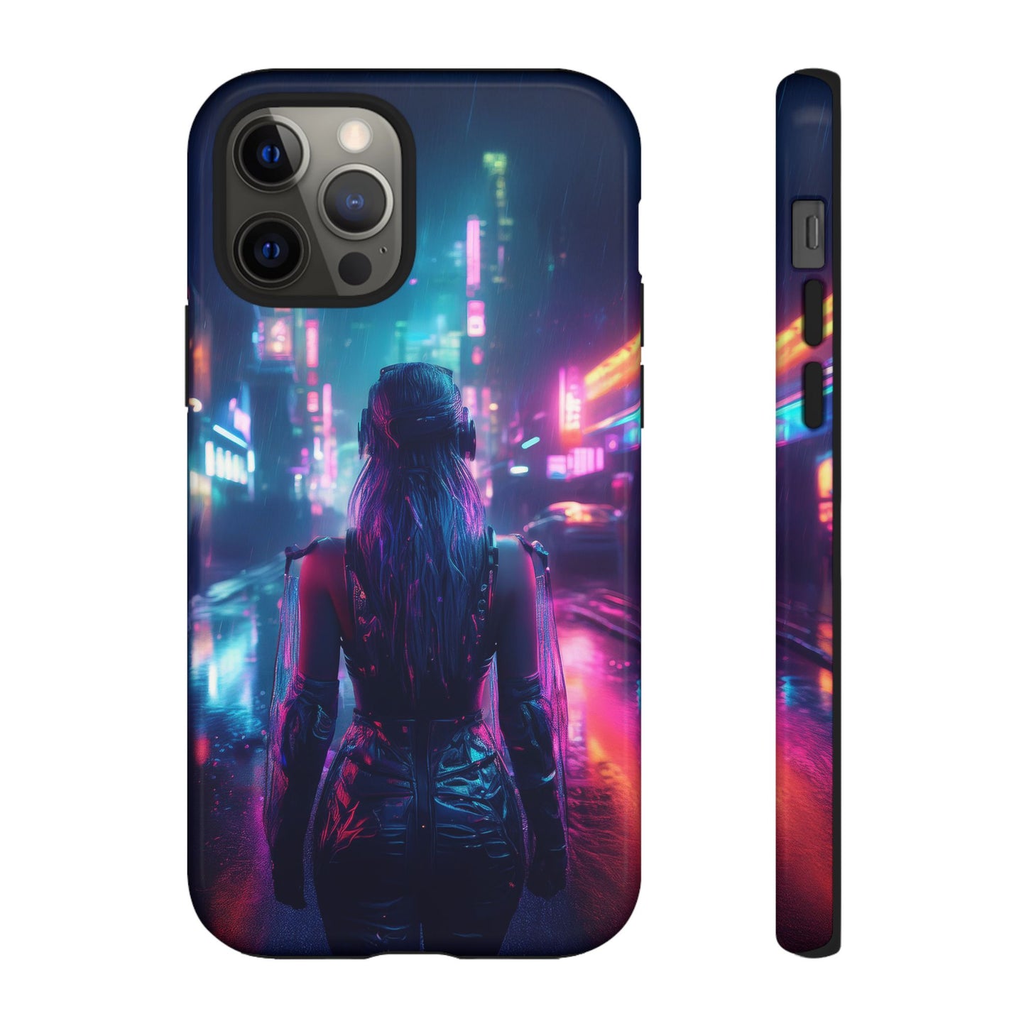 Futuristic Cyberpunk Female Cell Phone Case 032