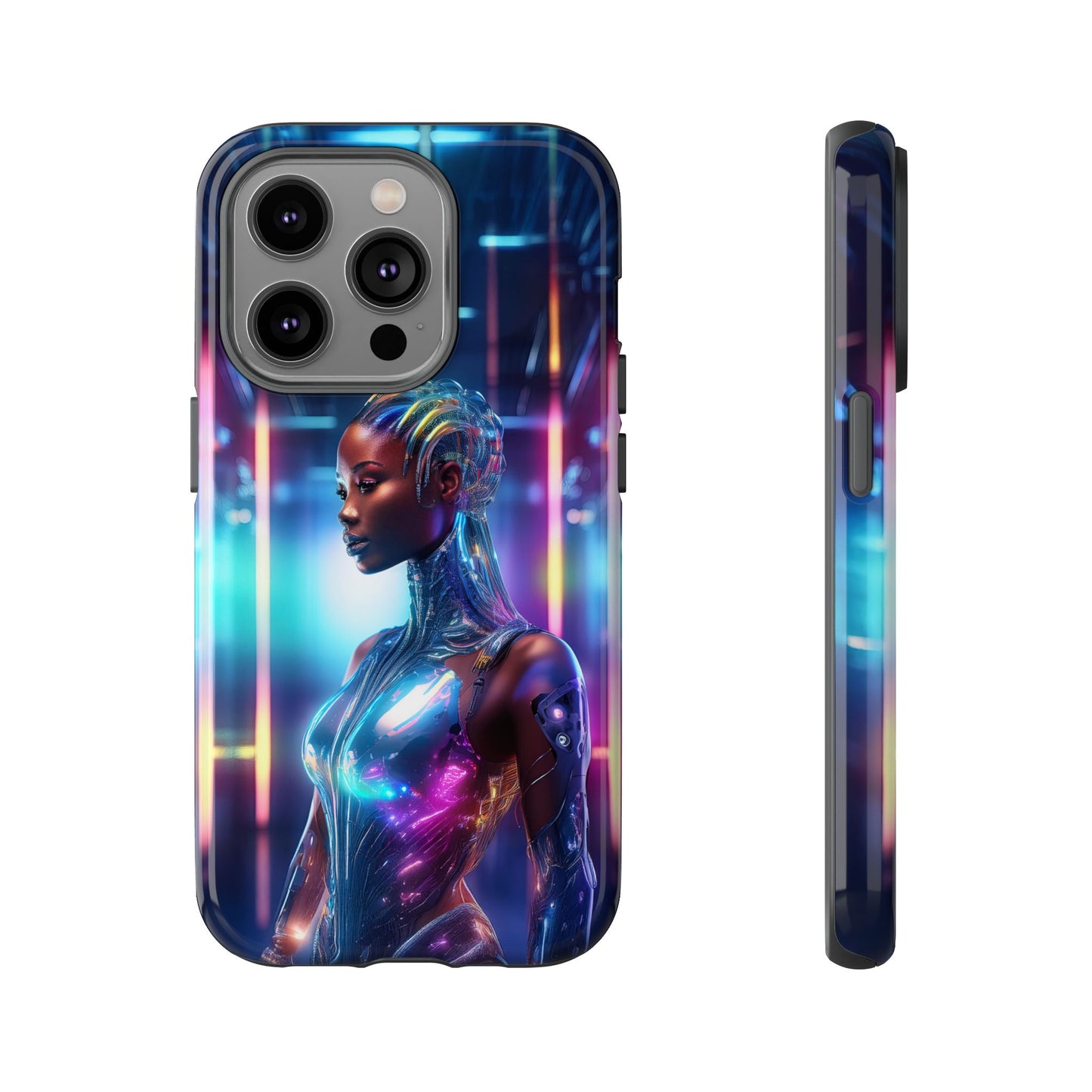 Futuristic Human Android Hybrid Cell Phone Case 014