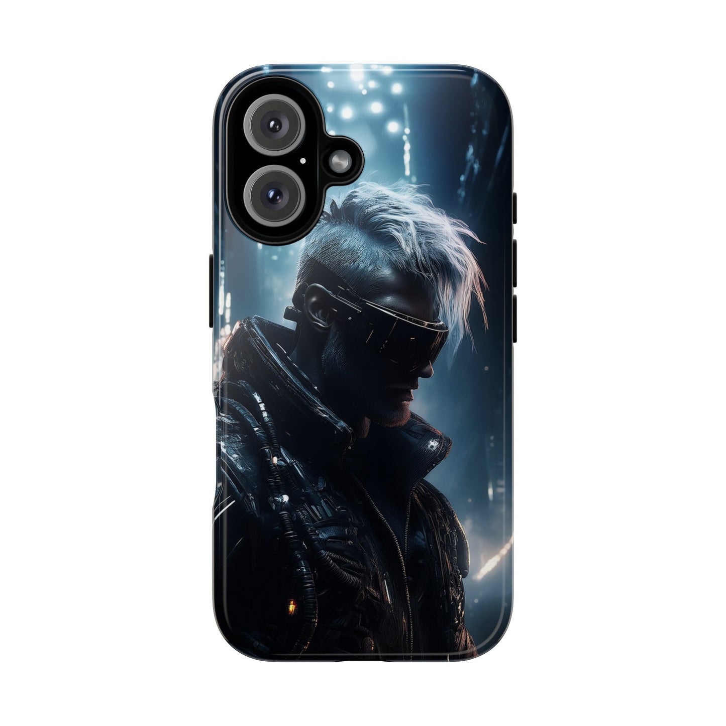 Futuristic Cyberpunk Male Cell Phone Case 025