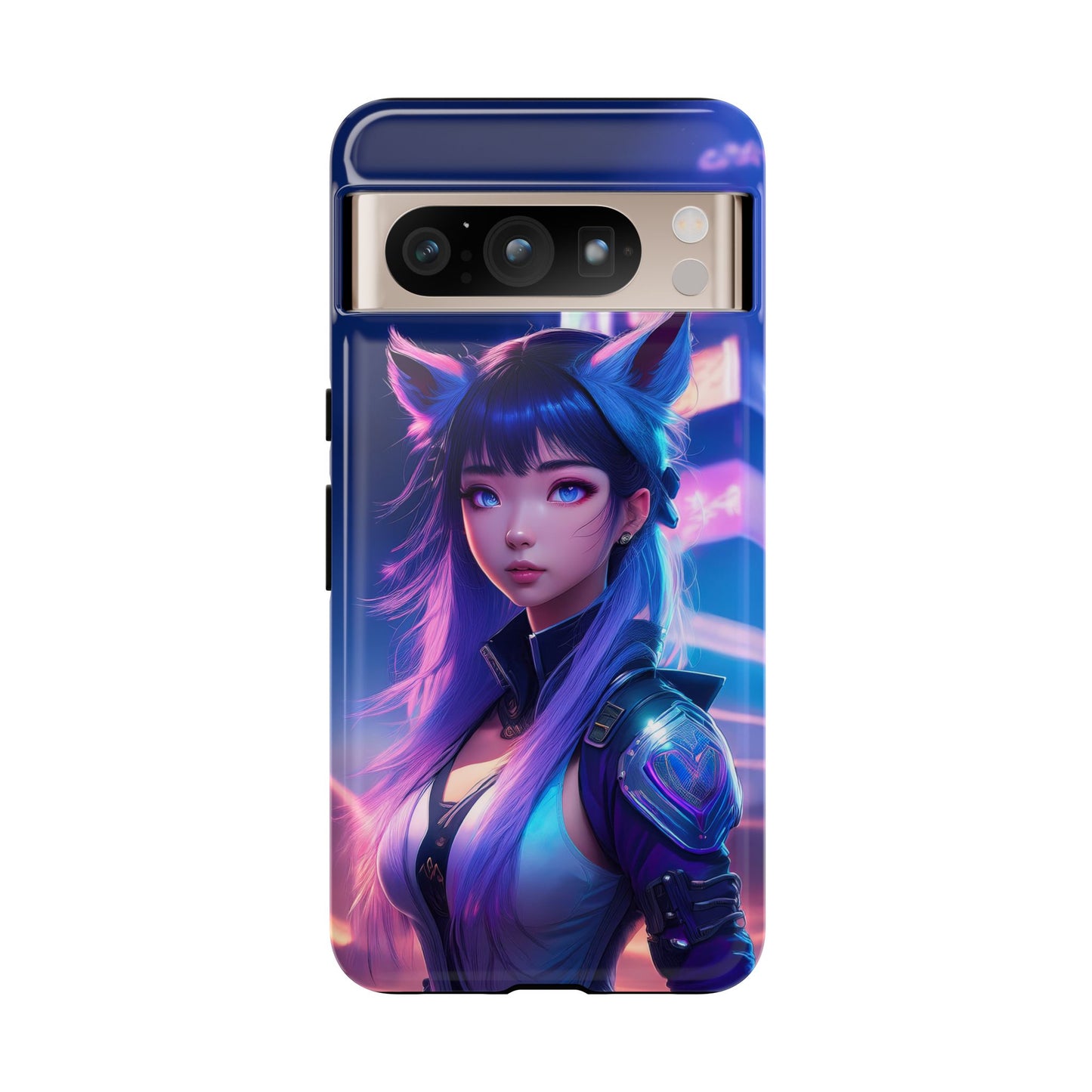 Futuristic Cyberpunk Female Cell Phone Case 010