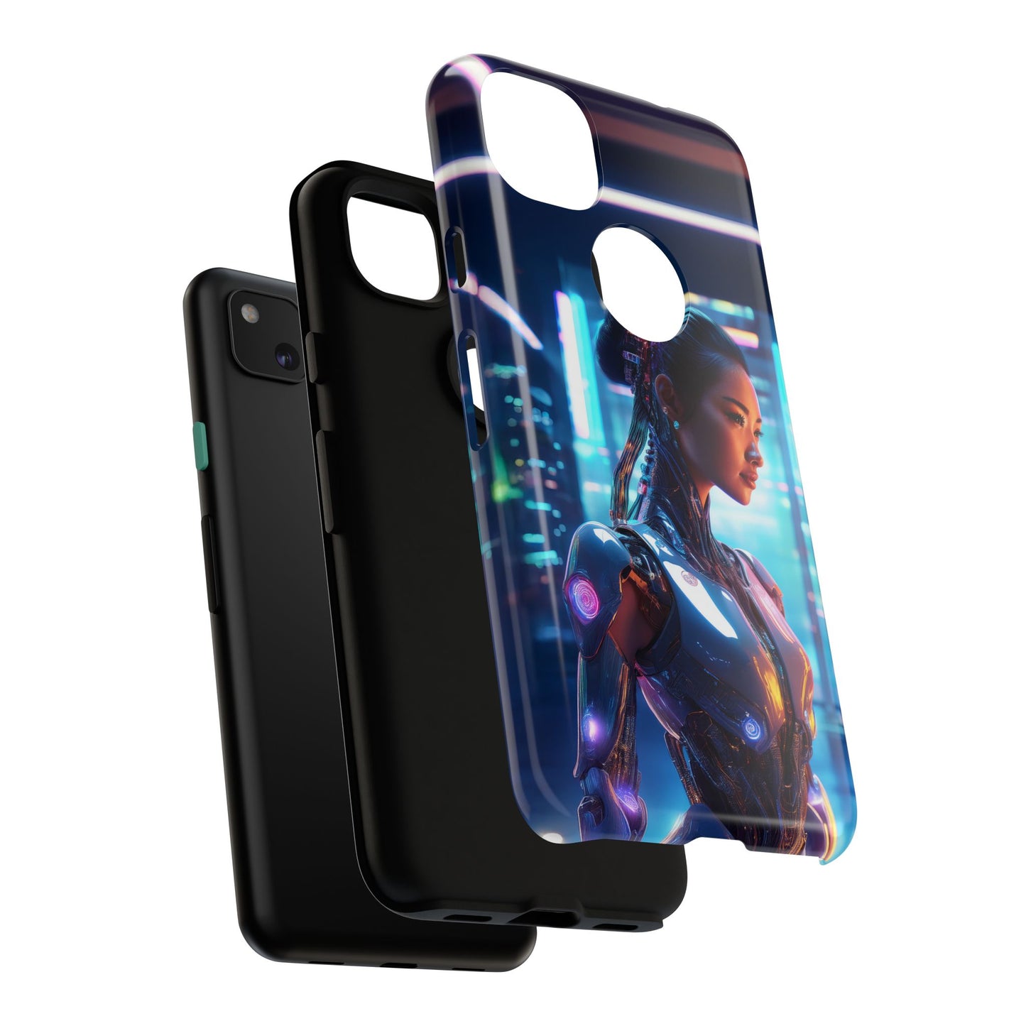 Futuristic Human Android Hybrid Cell Phone Case 013