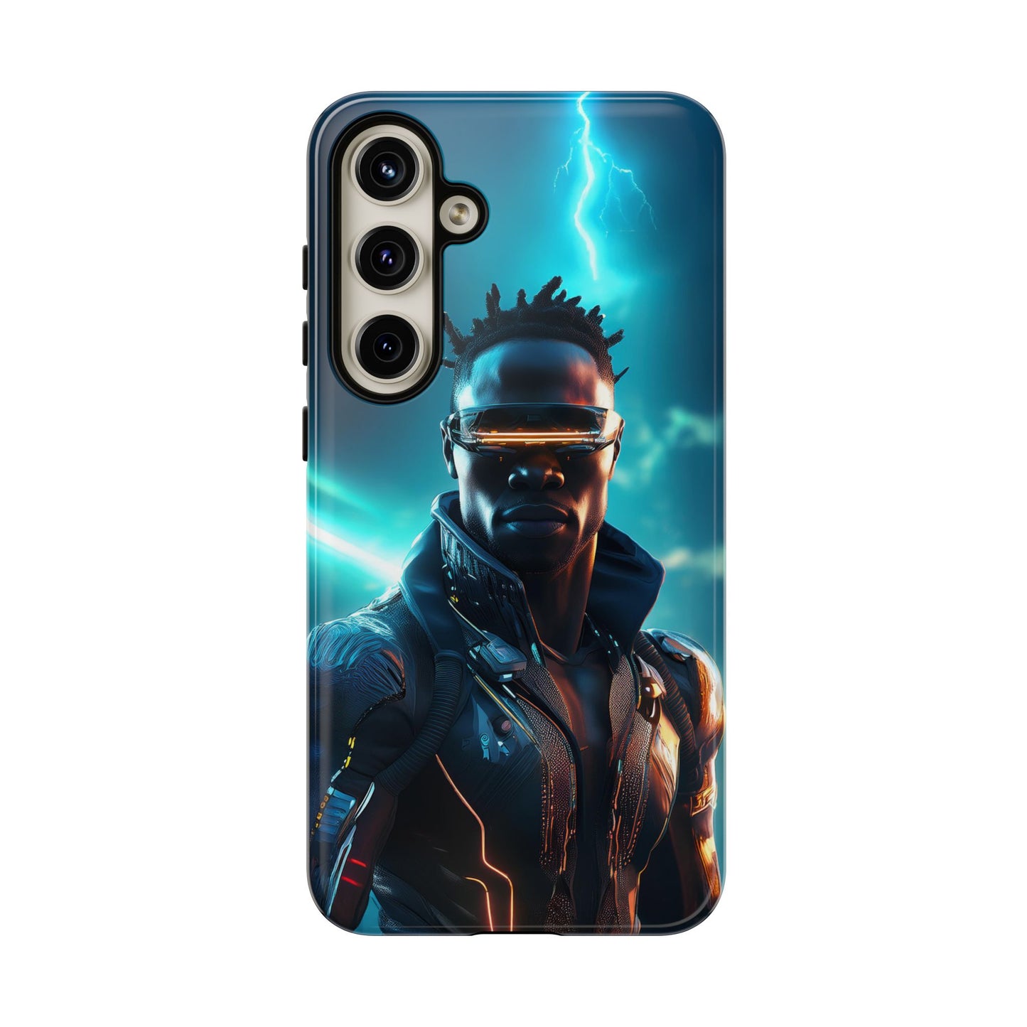 Futuristic Cyberpunk Male Cell Phone Case 014