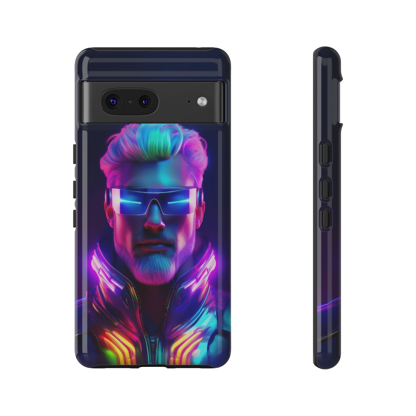 Futuristic Cyberpunk Male Cell Phone Case 026