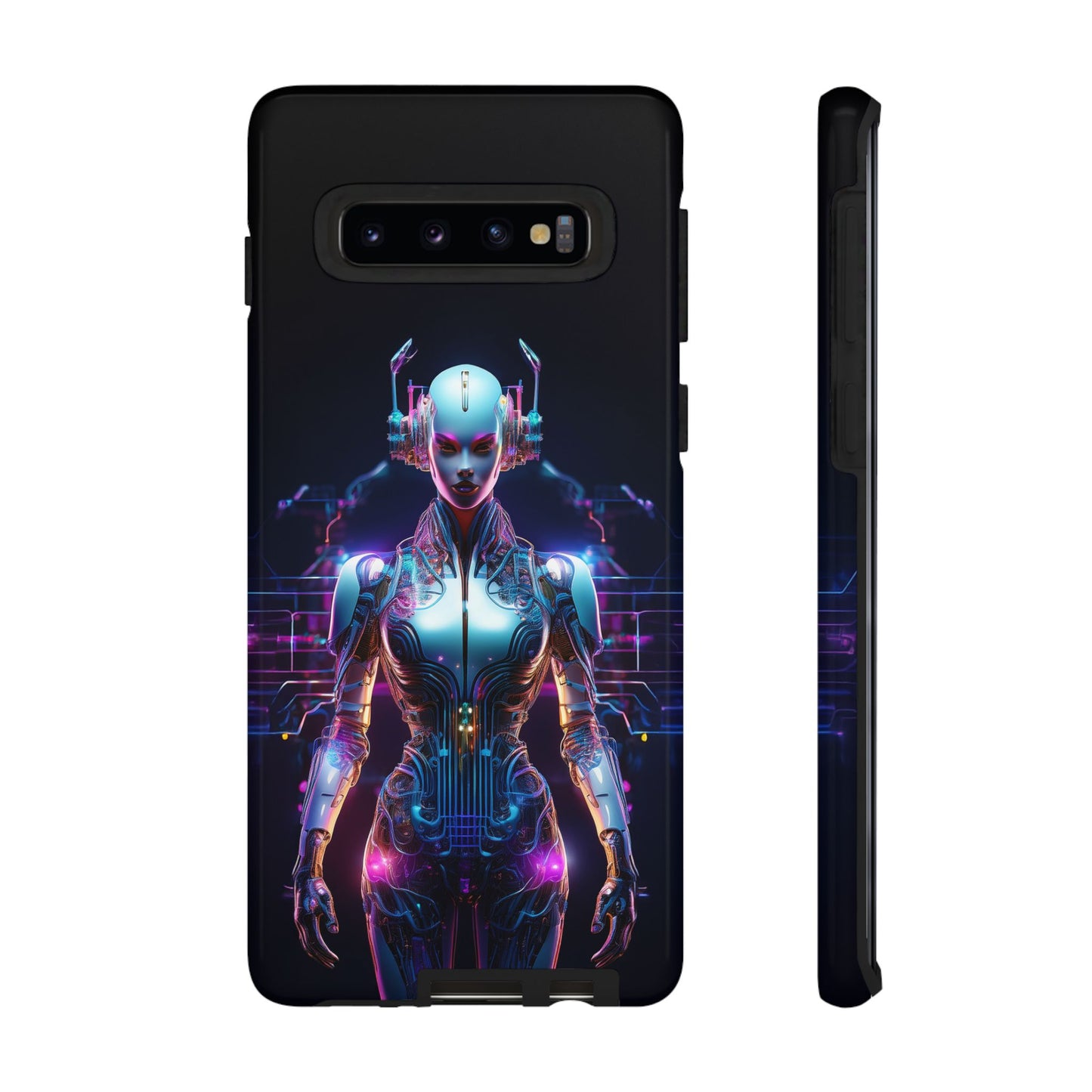 Futuristic Human Android Hybrid Cell Phone Case 001