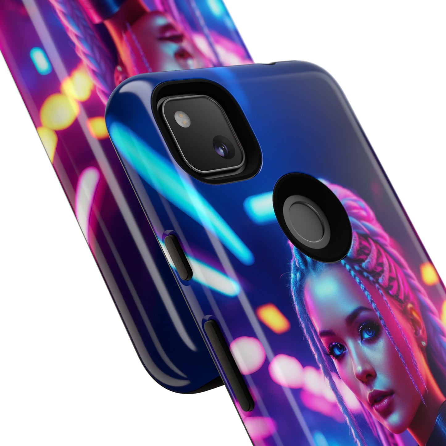 Futuristic Cyberpunk Female Cell Phone Case 007