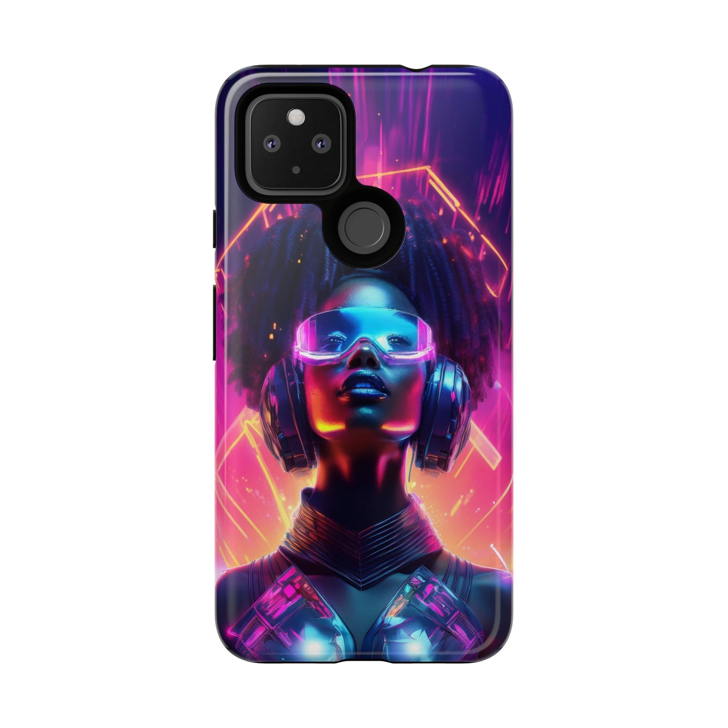 Futuristic Cyberpunk Female Cell Phone Case 030